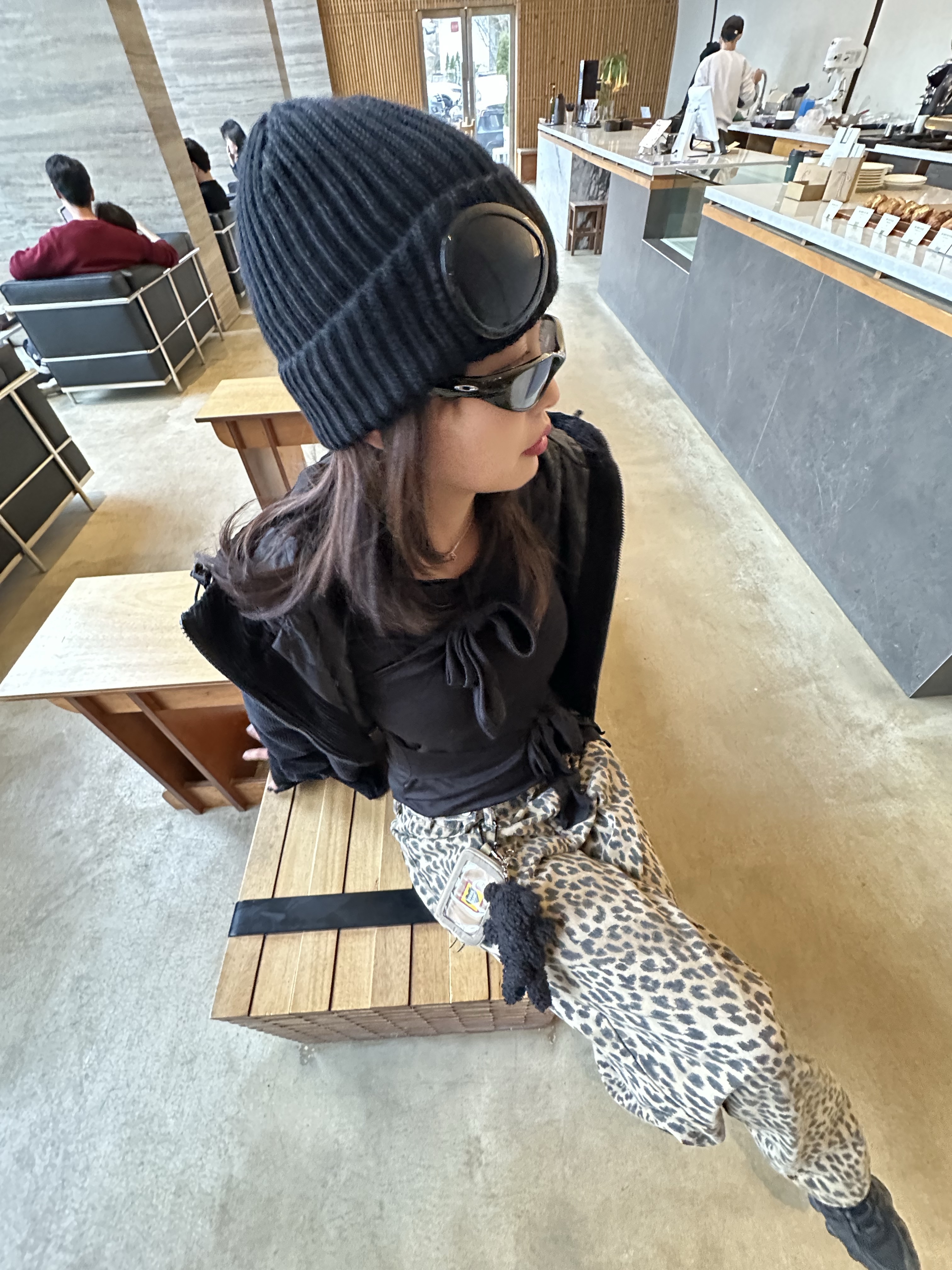 C.P. Company Extra Fine Merino Wool Goggle Beanie Black - 24FW, Fragment x Pokemon INN Thunderbolt Project TBP Plush Kabigon XL Black 착용 스타일 - 4