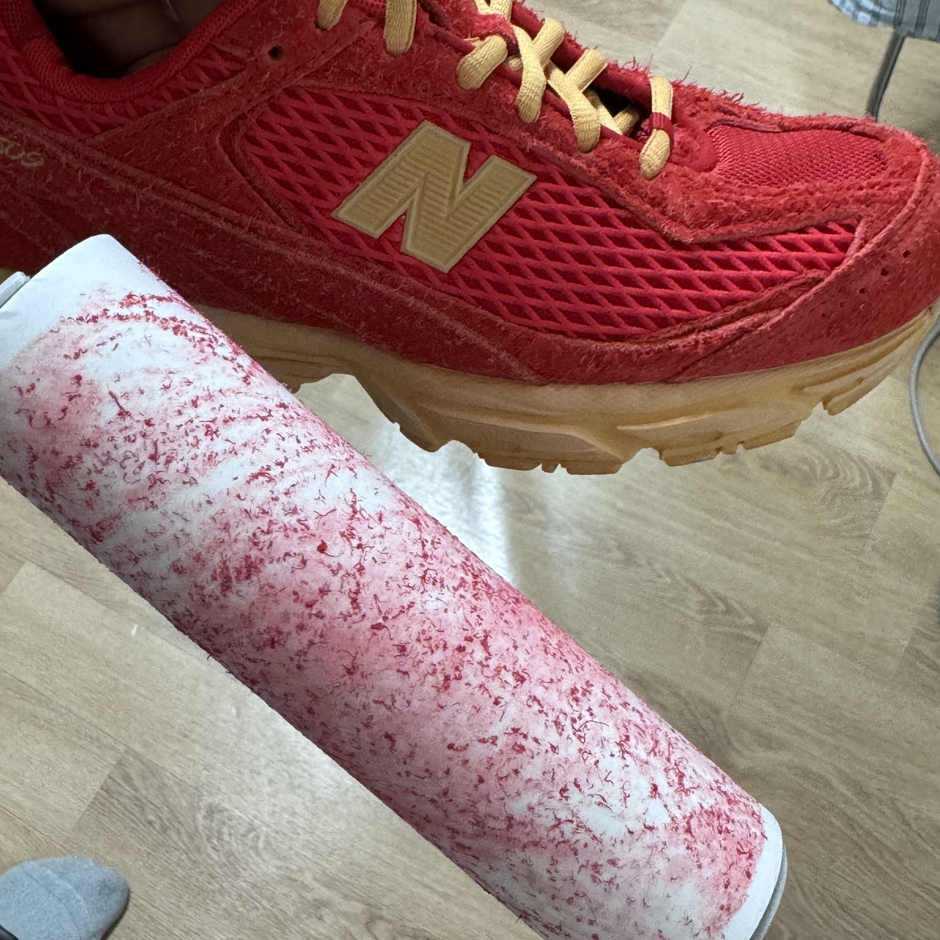 New Balance 509 Deep Red 착용 스타일