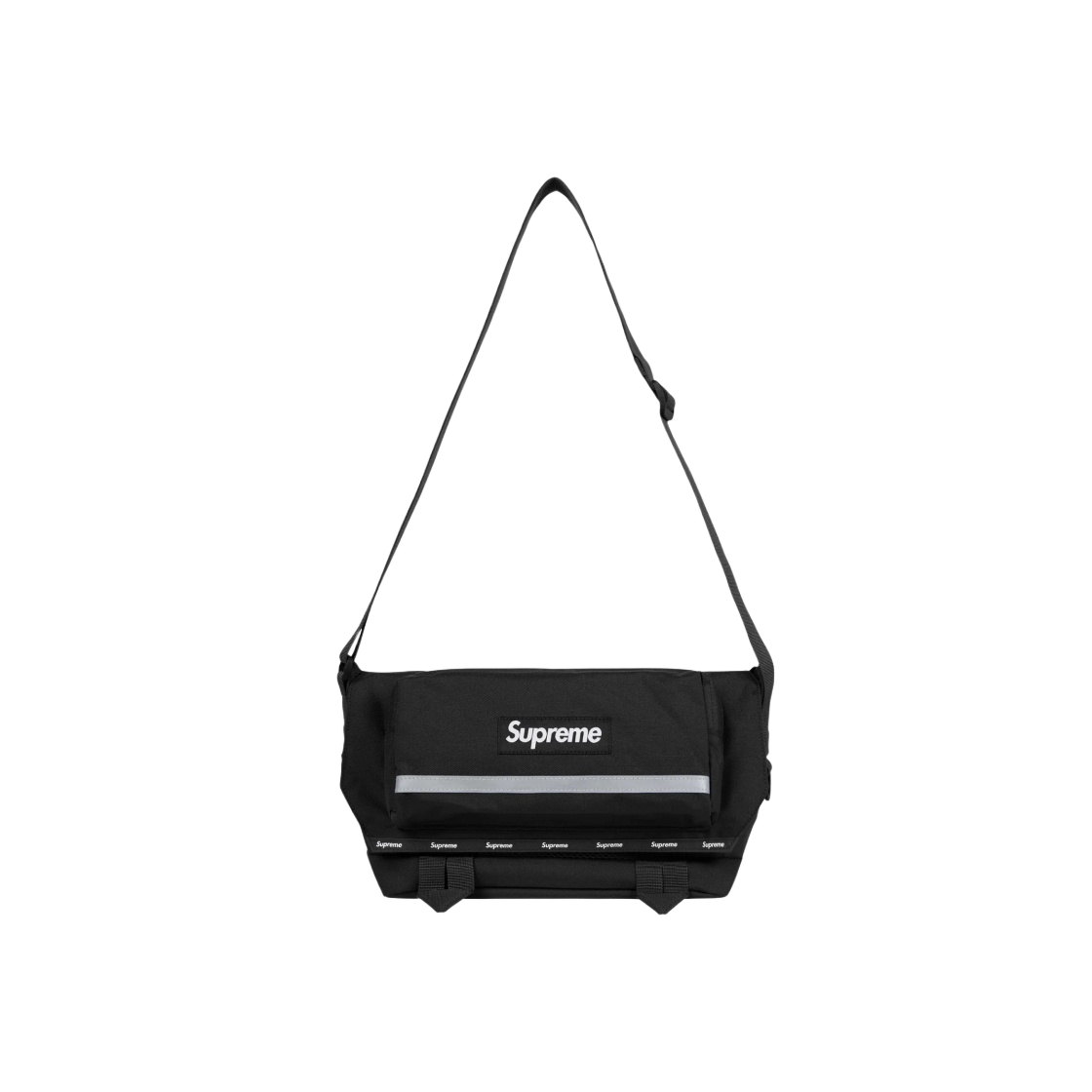 슈프림 메신저 백 블랙 - 24FW(Supreme Messenger Bag Black - 24FW)