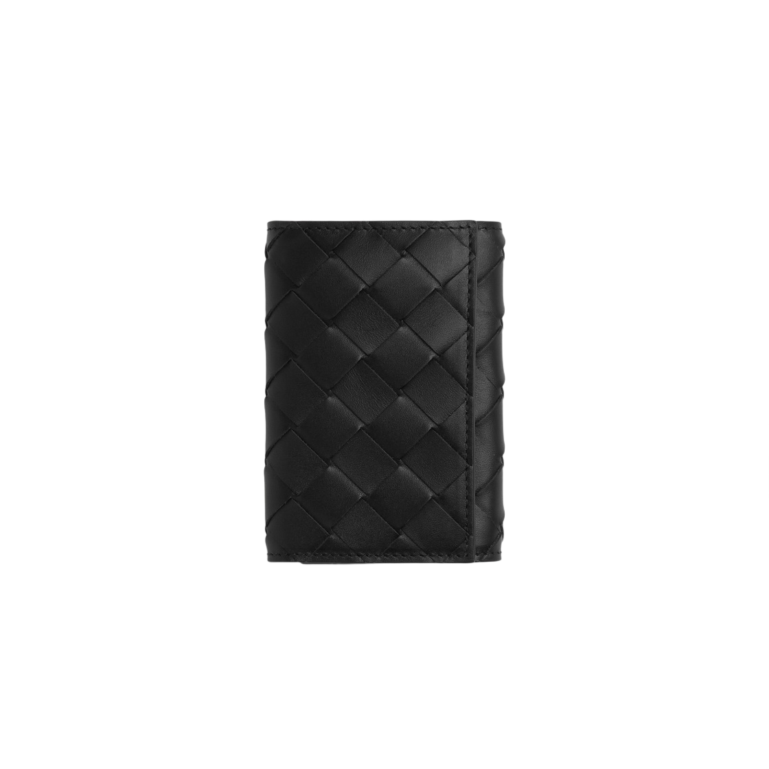 보테가 베네타 키 파우치 블랙 레드스톤(Bottega Veneta Key Pouch Black Redstone) - 1