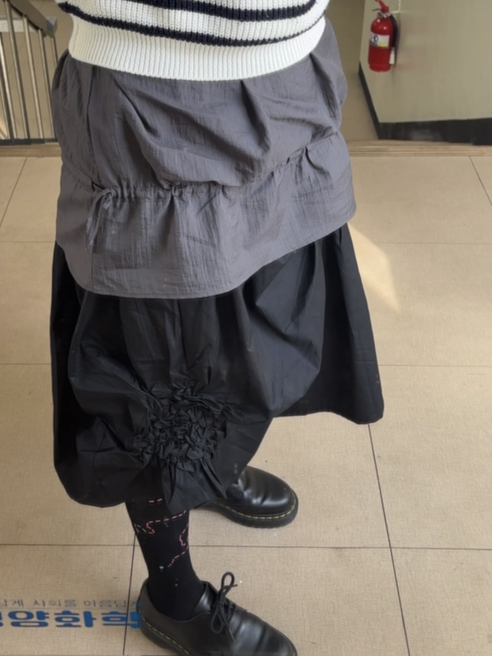 Dr. Martens 1461 Bex Black 착용 스타일 - 1