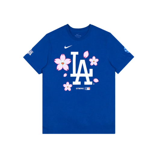 Nike x Murakami Takashi x MLB World Tour Tokyo Series 2025 Dodgers SS T-Shirt Blue