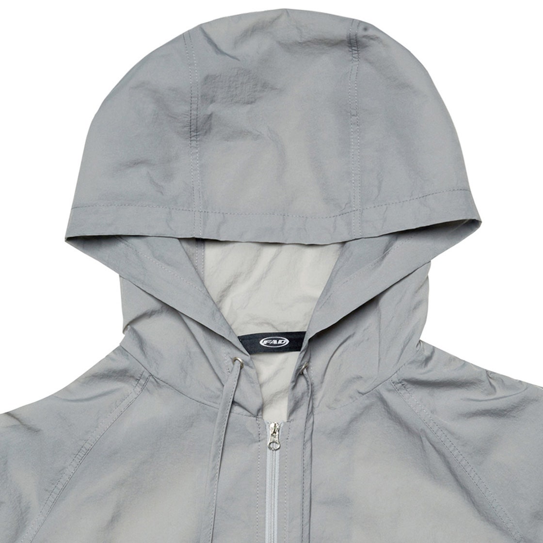 S42763 FAD Ribbon Hoodie Windbreaker Light Gray - #3