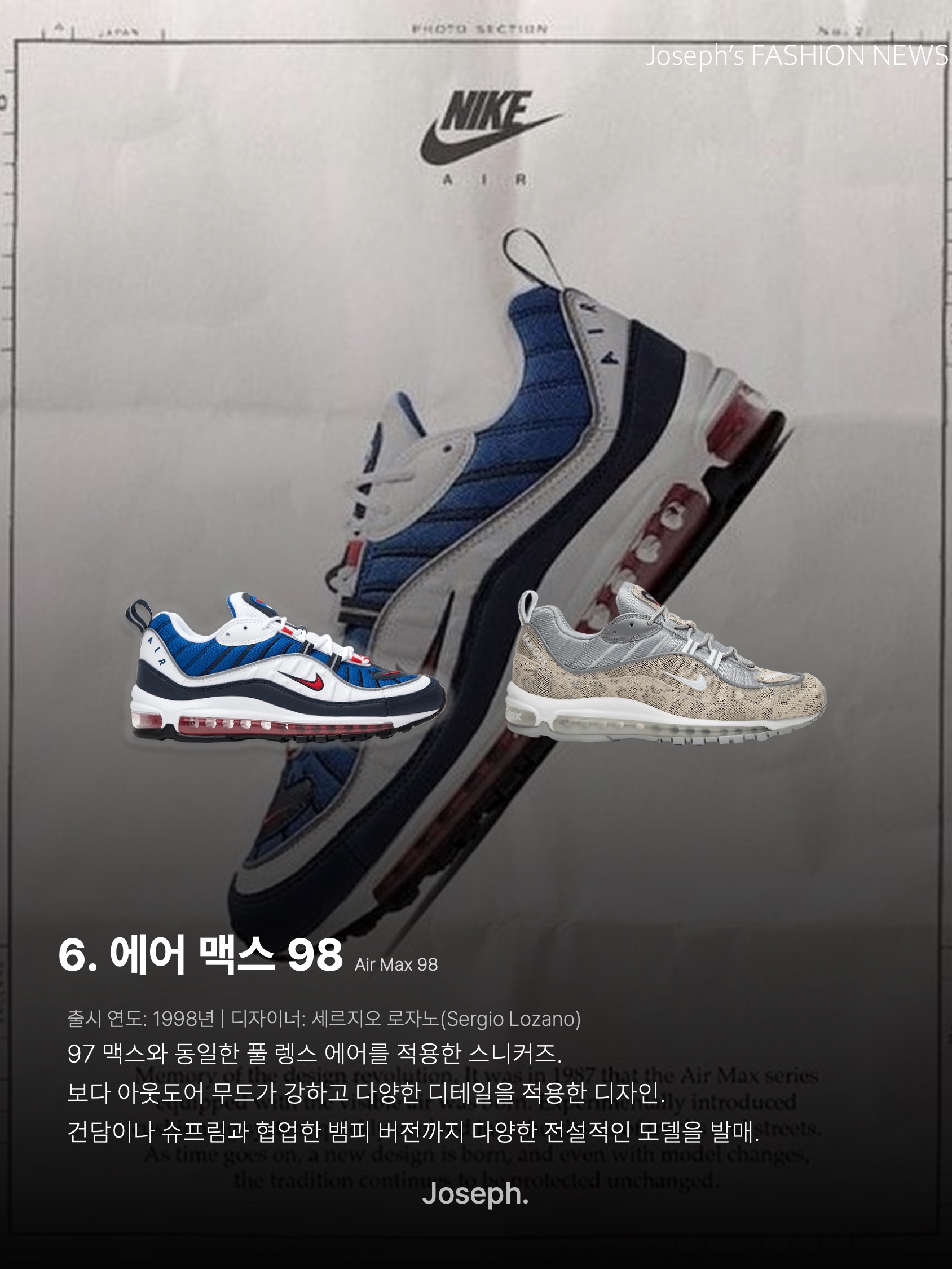 Nike Air Max 1 '86 Original Big Bubble, Nike Air Max 1 Deep Royal Blue 착용 스타일 - 7