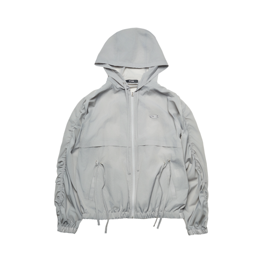 S42763 FAD Ribbon Hoodie Windbreaker Light Gray