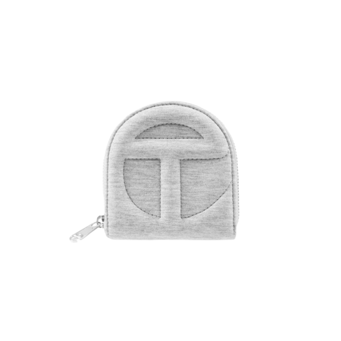 - Telfar Fleece Wallet Heather Grey