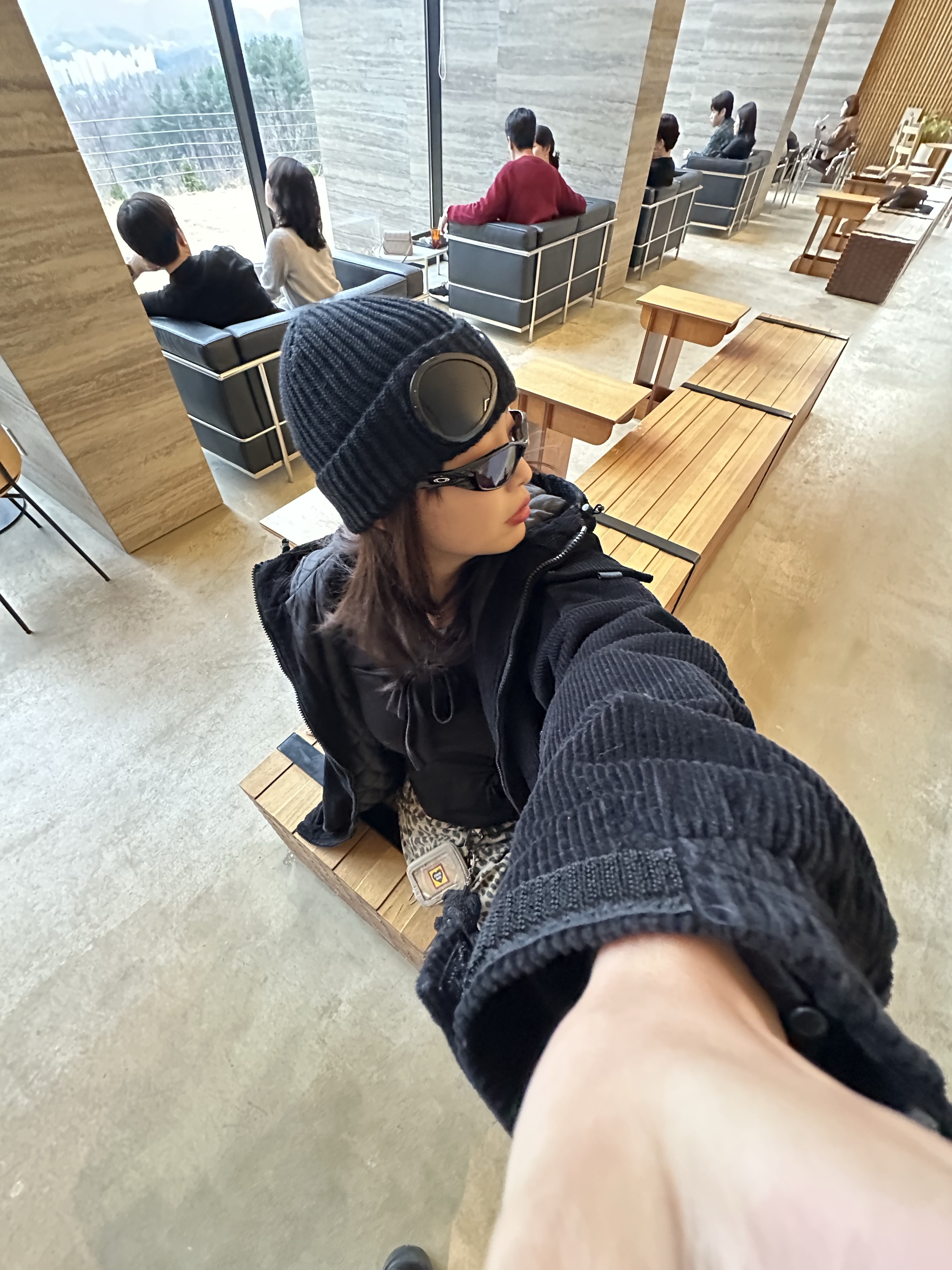 C.P. Company Extra Fine Merino Wool Goggle Beanie Black - 24FW, Fragment x Pokemon INN Thunderbolt Project TBP Plush Kabigon XL Black 착용 스타일 - 3