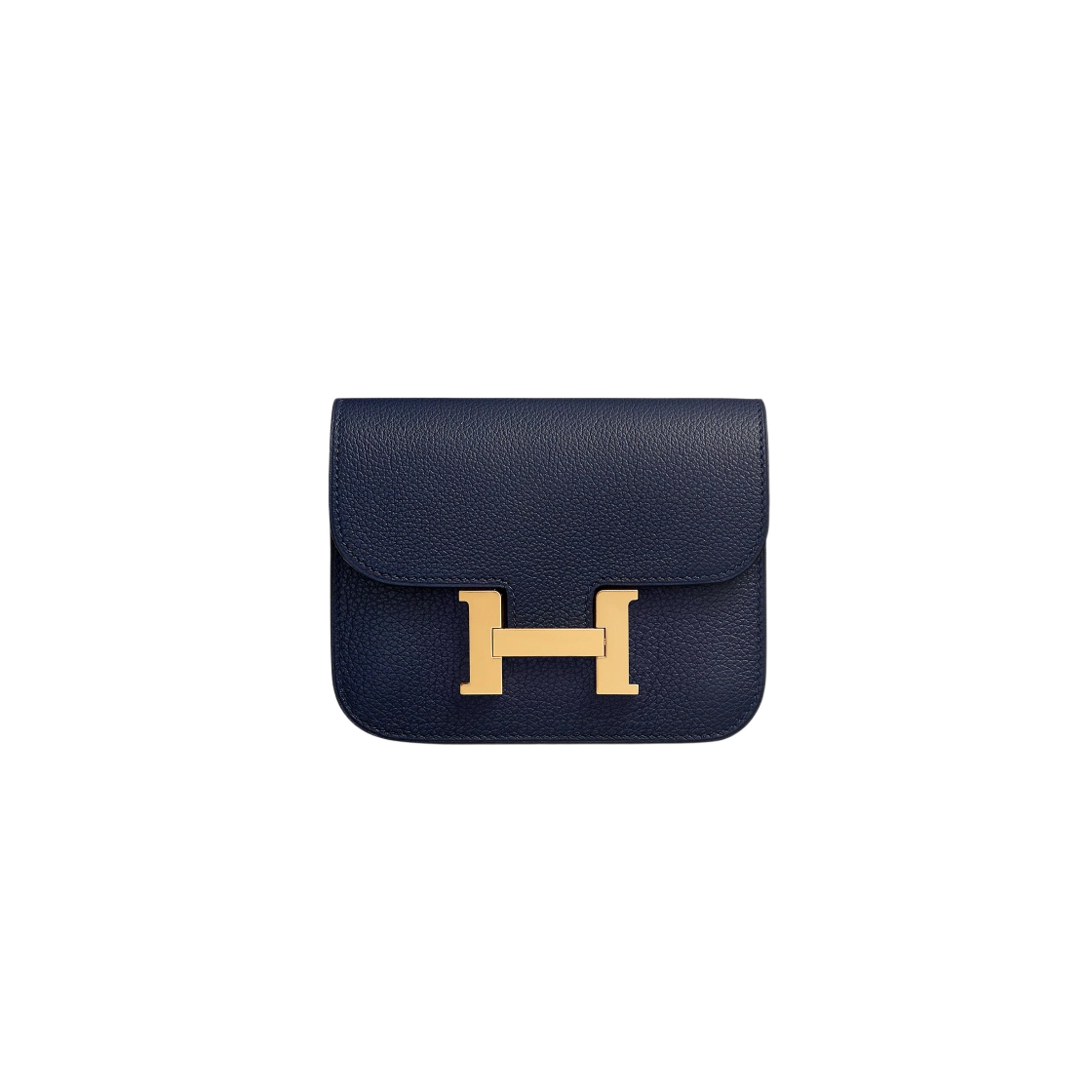 에르메스 콘스탄스 슬림 지갑 에버컬러 & 골드 하드웨어 블루 뉘 | Hermes | KREAM Hermes Constance Slim Wallet Evercolor & Gold... 
