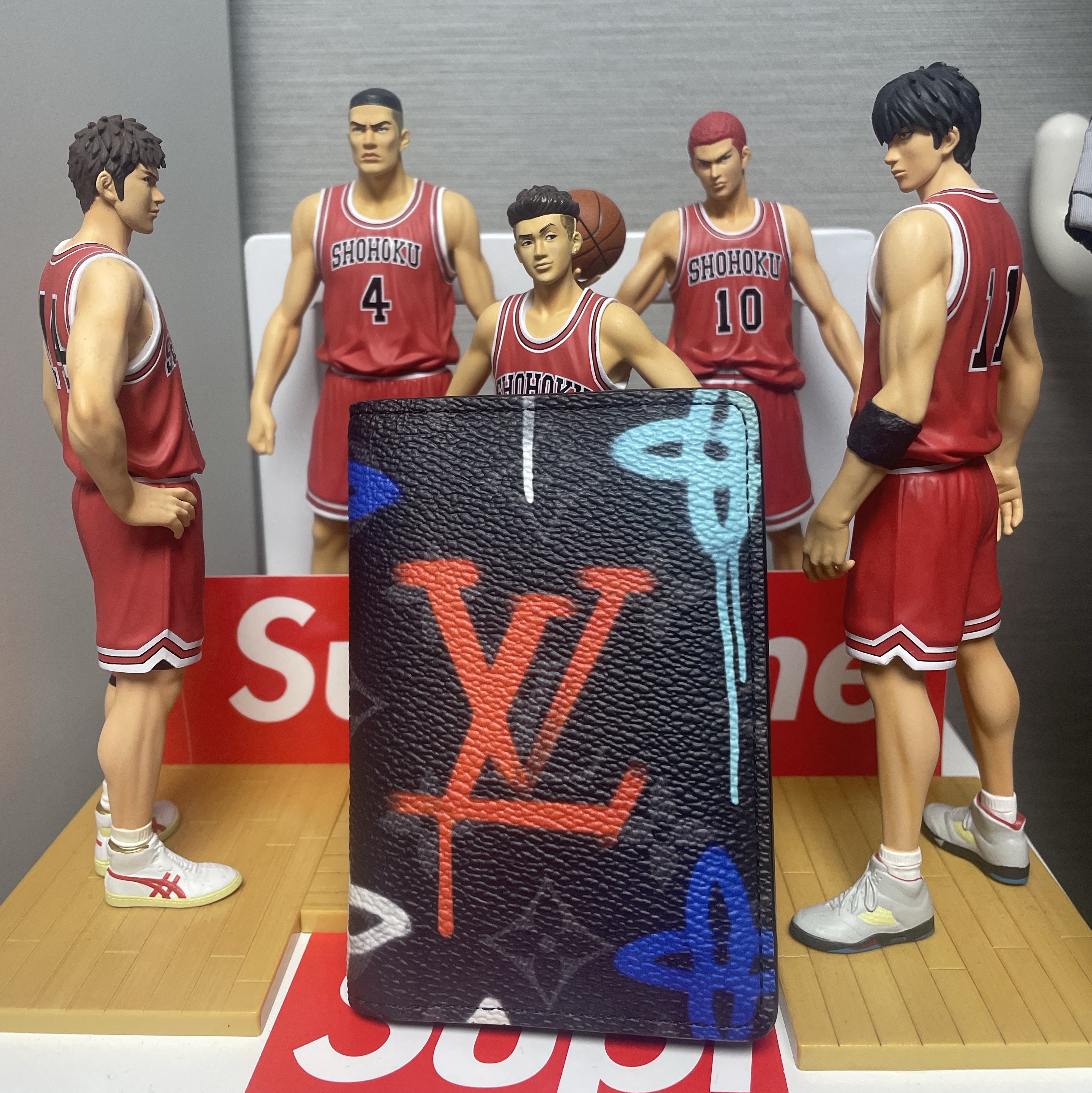 Louis Vuitton Pocket Organizer Multicolor Lights, The First Slam Dunk One And Only Shohoku Starting Member Black Box Set 착용 스타일