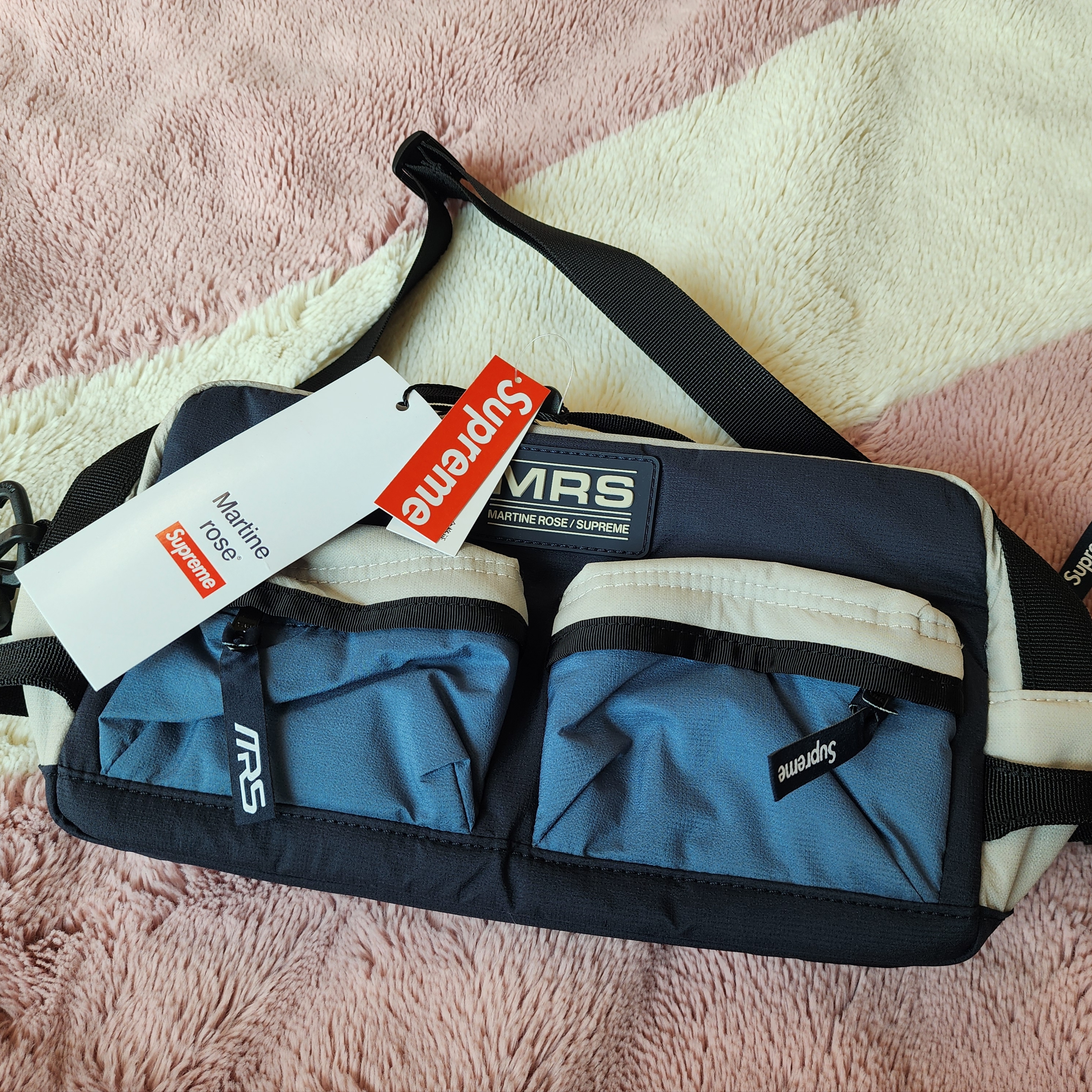 Supreme x Martine Rose Mini Duffle Bag Multicolor - 24FW 착용 스타일 - 1