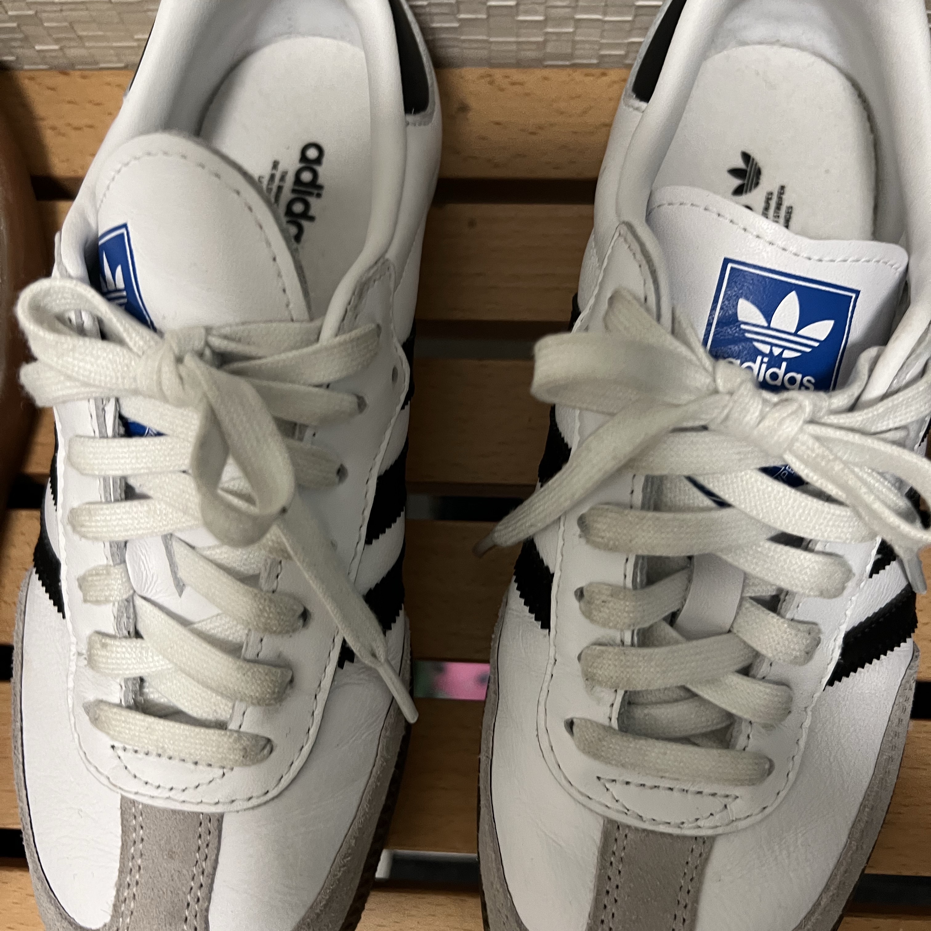 Adidas Samba OG Cloud White 착용 스타일