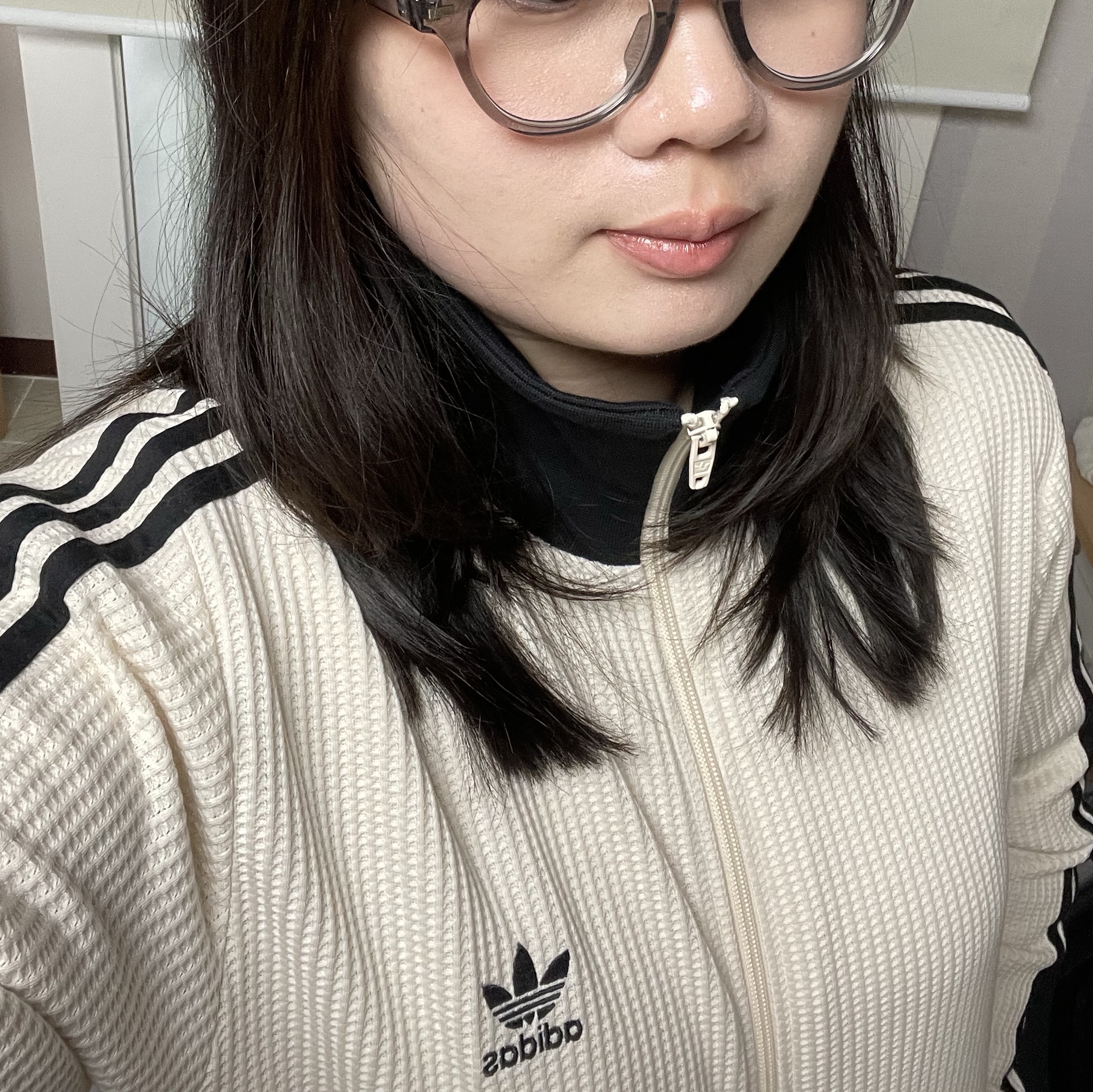 Adidas Waffle Beckenbauer Track Top Wonder White - KR Sizing 착용 스타일