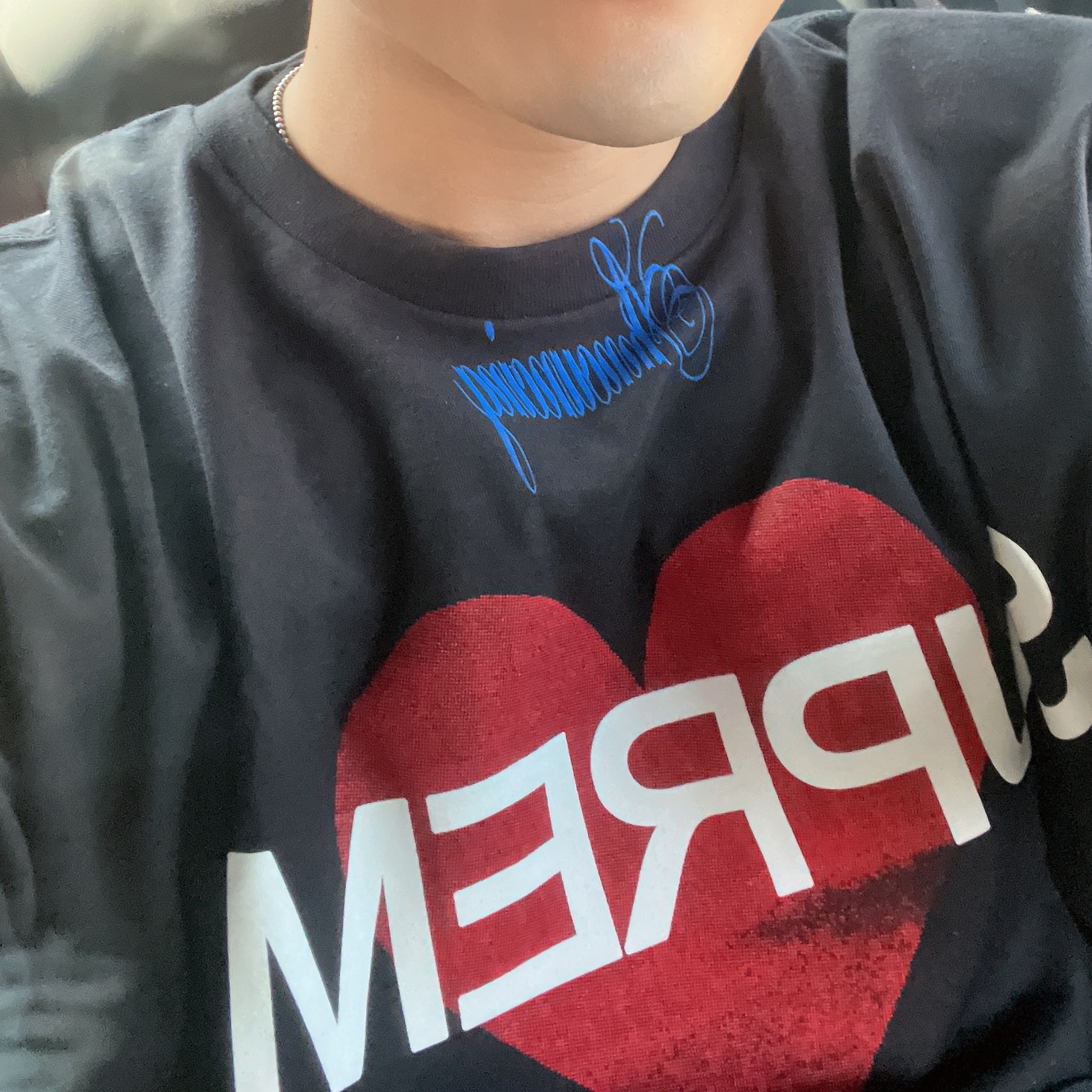 Supreme Announcing T-Shirt Black - 25SS 착용 스타일 - 3