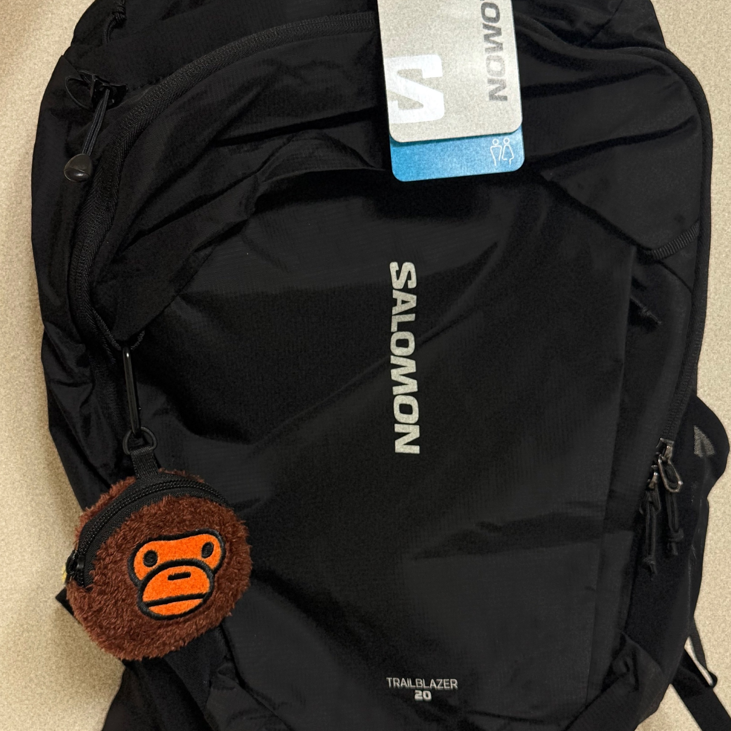 Salomon Trailblazer 20 Black 착용 스타일 - 2