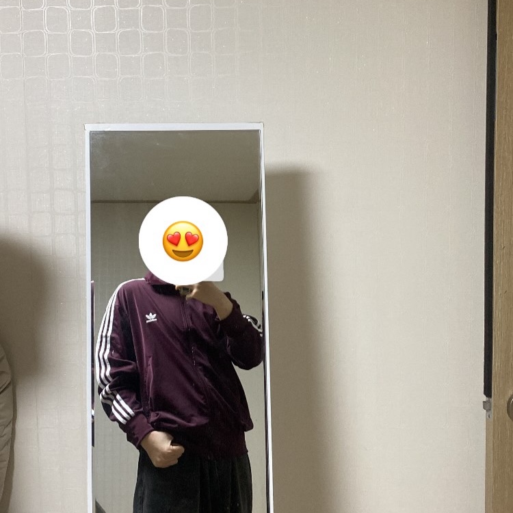 Adidas Adicolor Classic Firebird Track Top Maroon - KR Sizing 착용 스타일