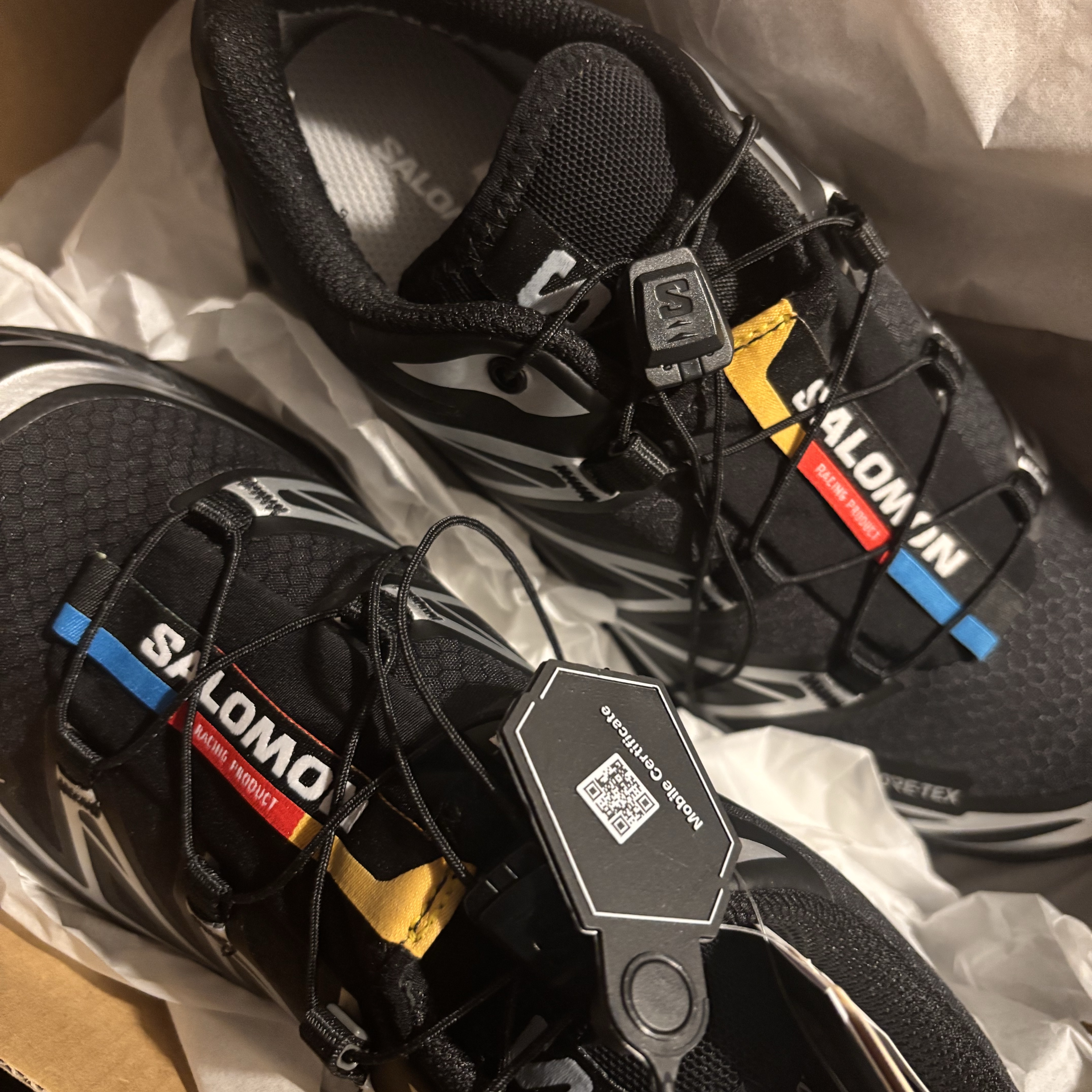 Salomon XT-6 GTX Black Silver 착용 스타일 - 2