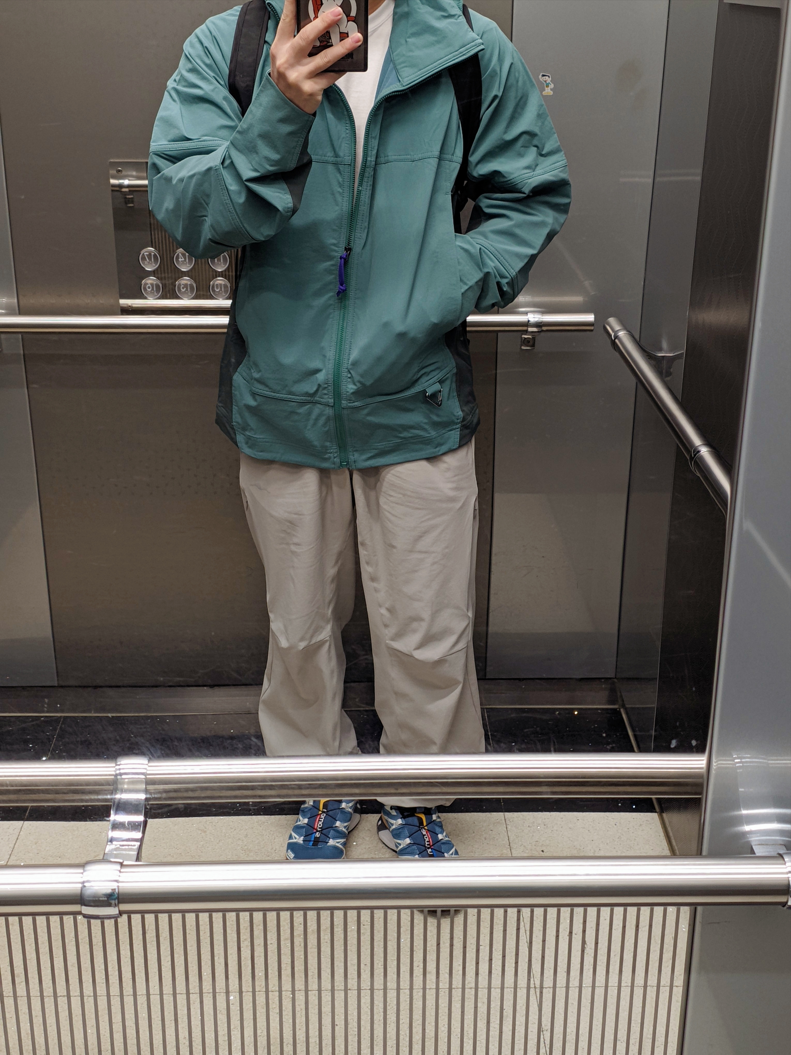 Salomon XT-6 Aegean Blue Tortoise Shell, Nike ACG Sun Farer Jacket Bicoastal Vintage Green - Asia 착용 스타일 - 1