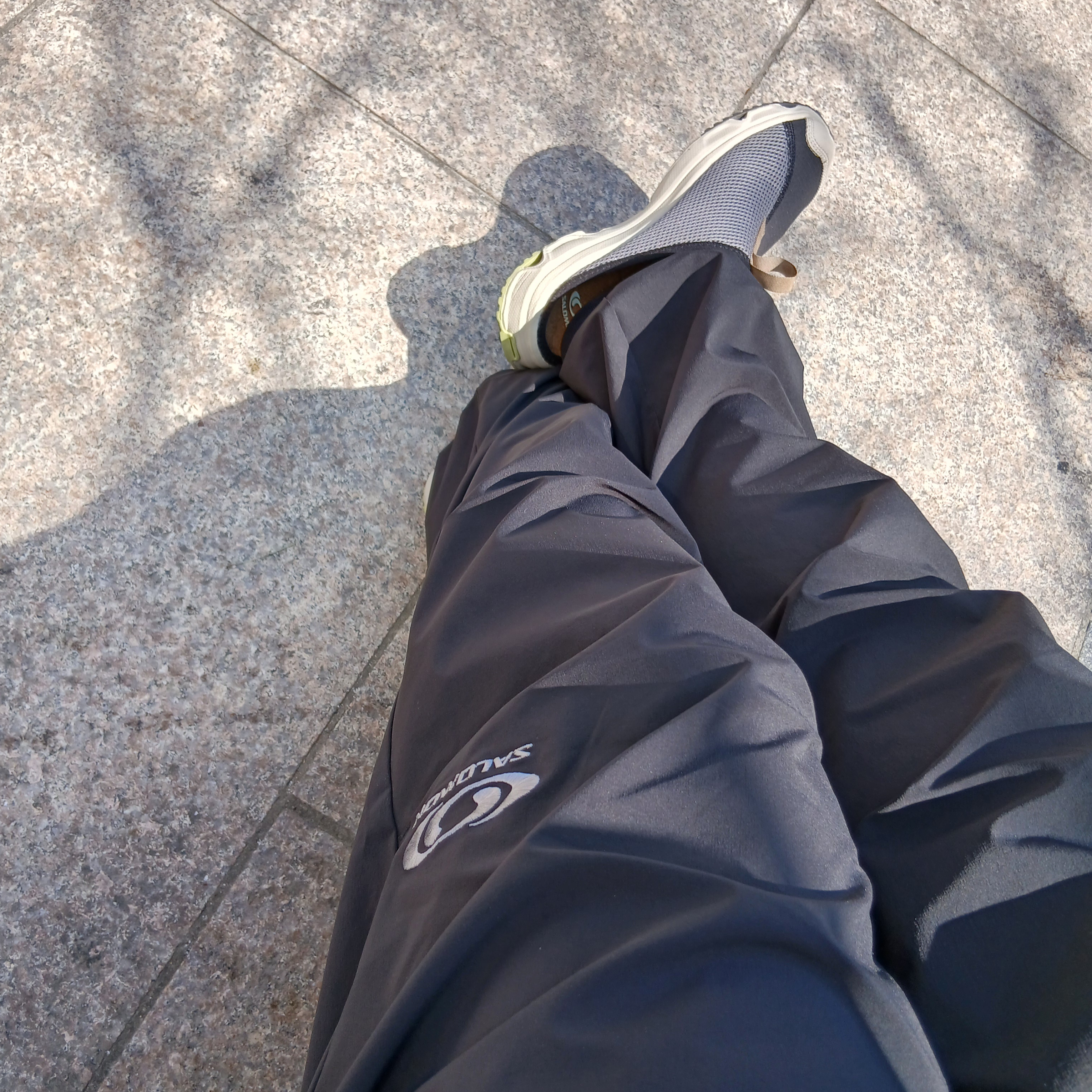 Salomon RX Slide 3.0 Black Plum Kitten 착용 스타일 - 1