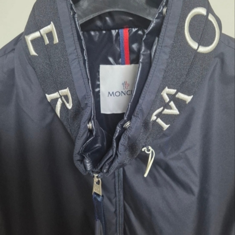 Moncler Beid Hooded Jacket Blue - 23SS 착용 스타일 - 2
