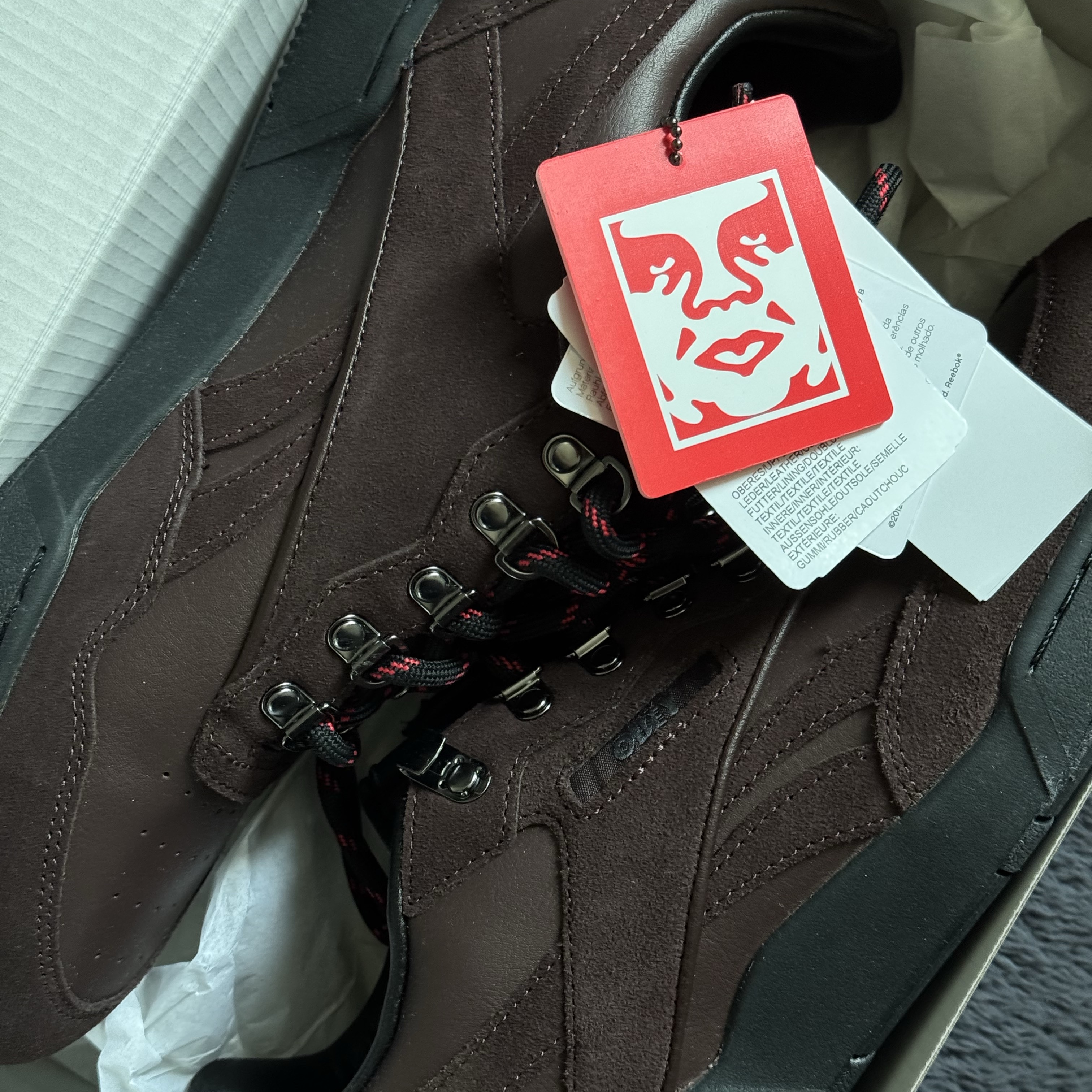 Reebok x Obey BB 4000 II Brown Black 착용 스타일