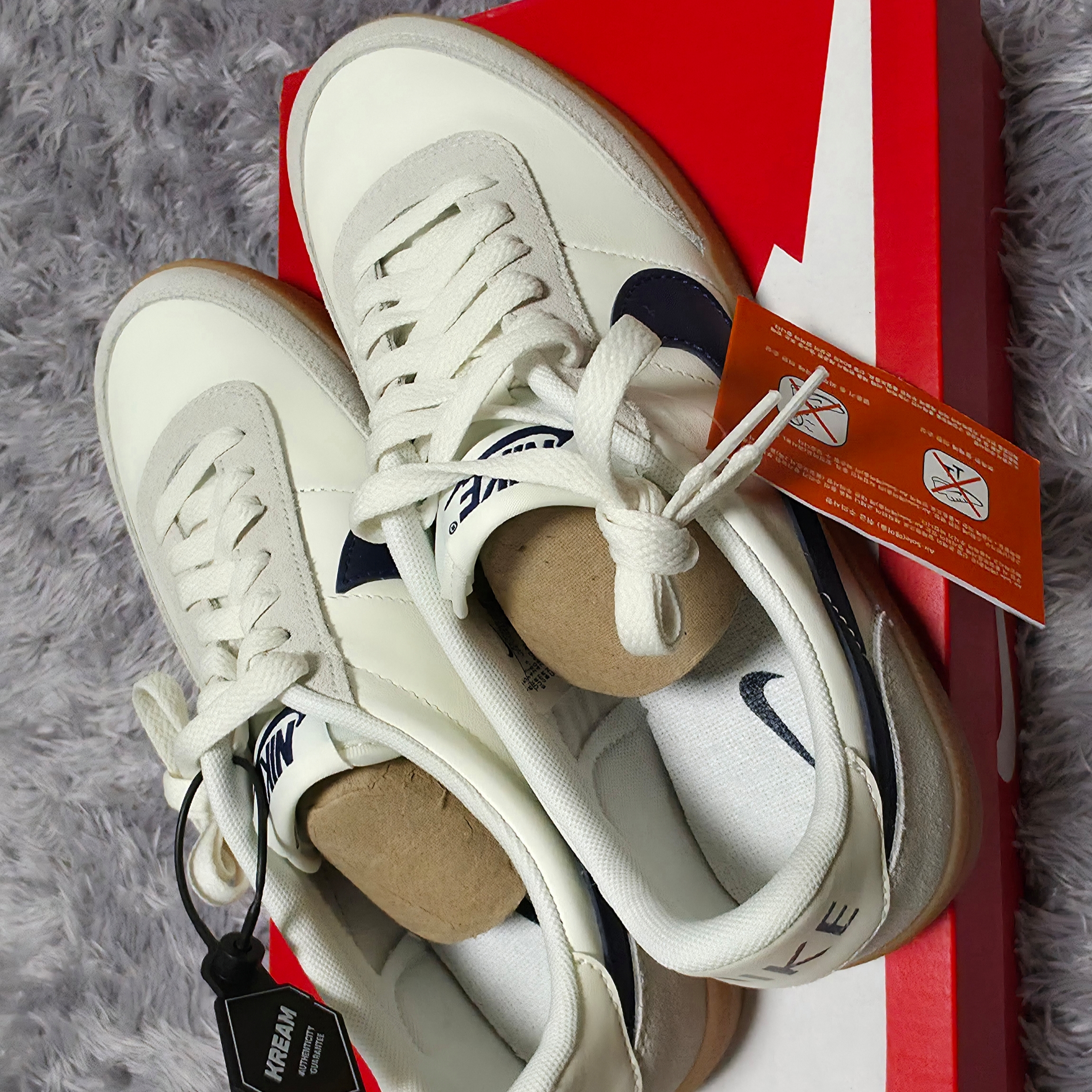 Nike x J.Crew Killshot 2 Sail Midnight Navy 착용 스타일 - 2