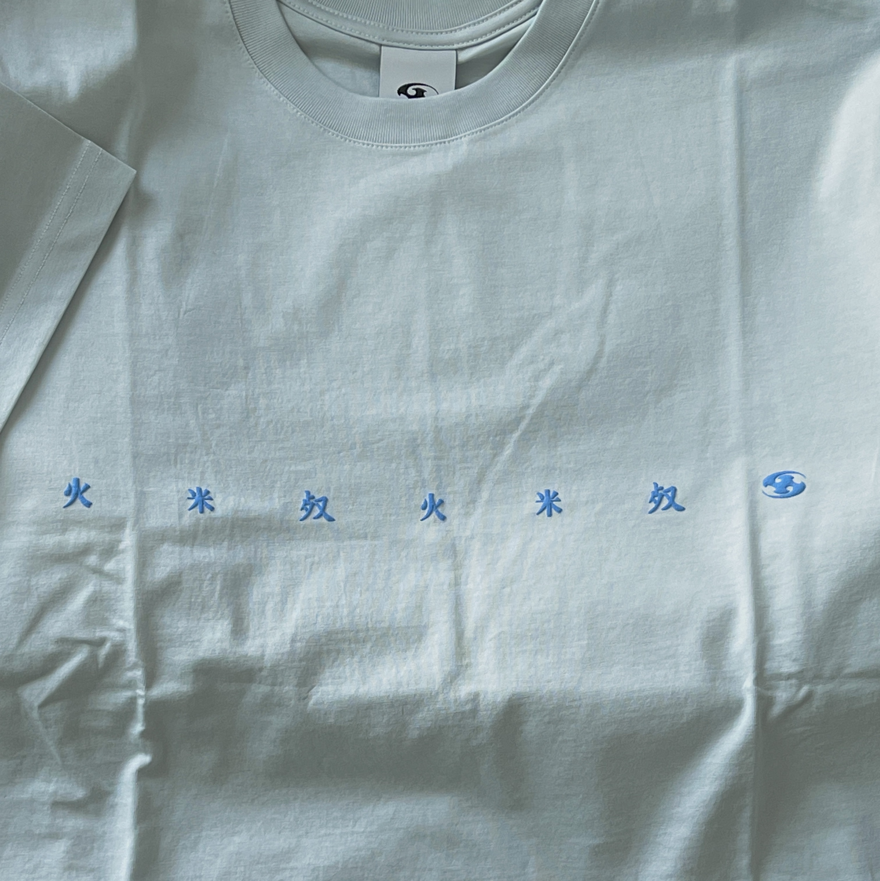 Sansan Gear Chan T-Shirt Ice Grey 착용 스타일 - 2