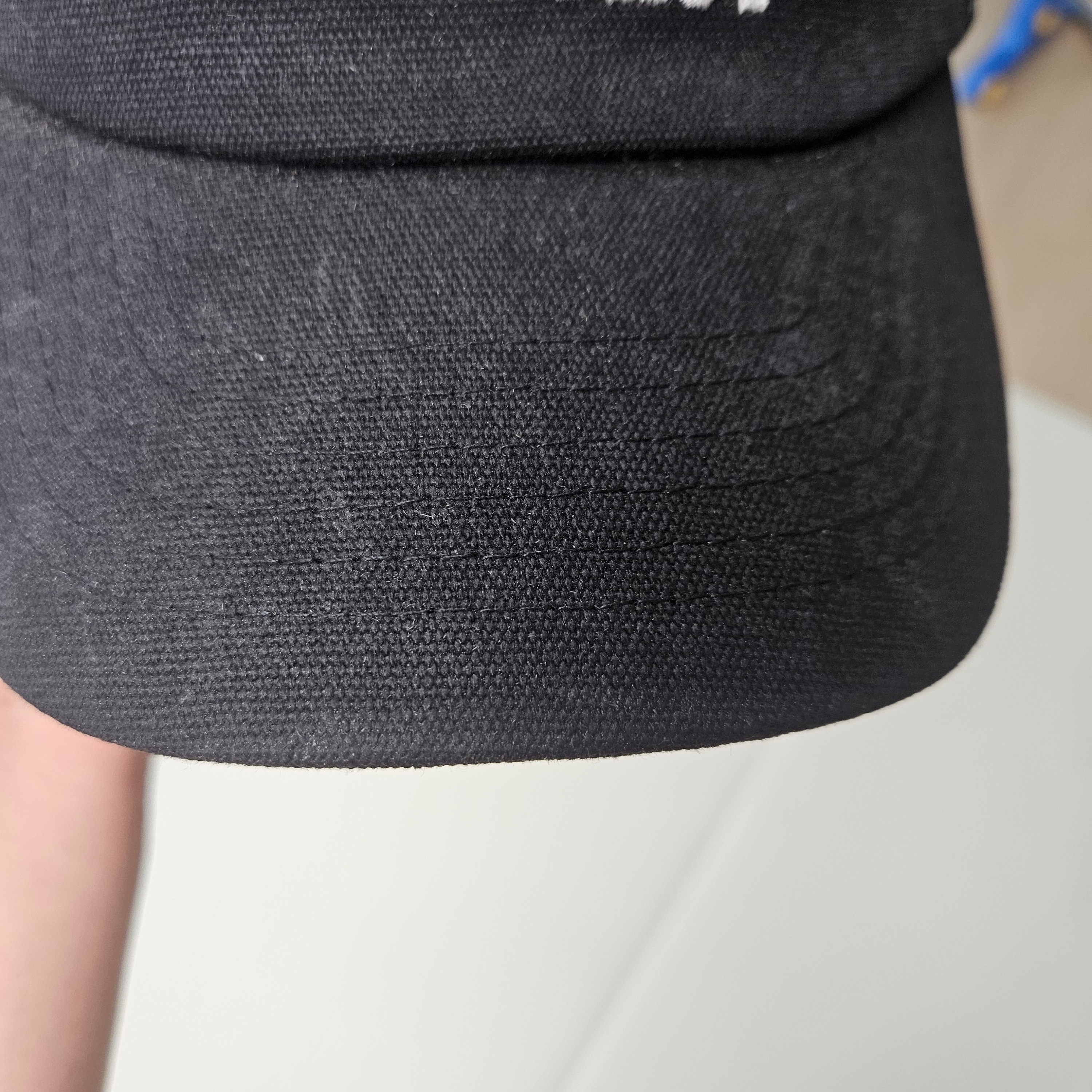 Stussy x Our Legacy Work Shop Low Profile Trucker Cap Black 착용 스타일 - 4