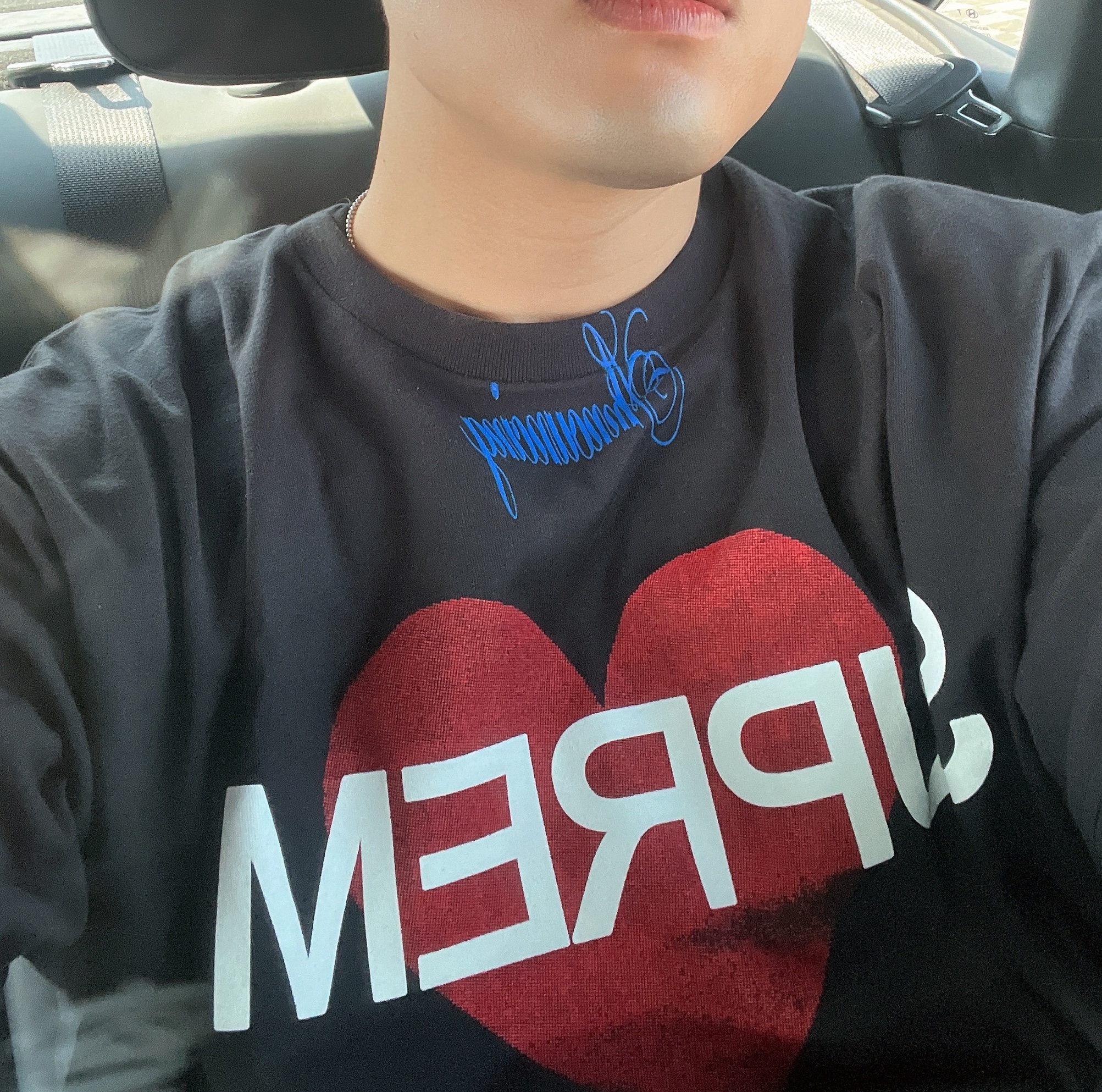 Supreme Announcing T-Shirt Black - 25SS 착용 스타일 - 2