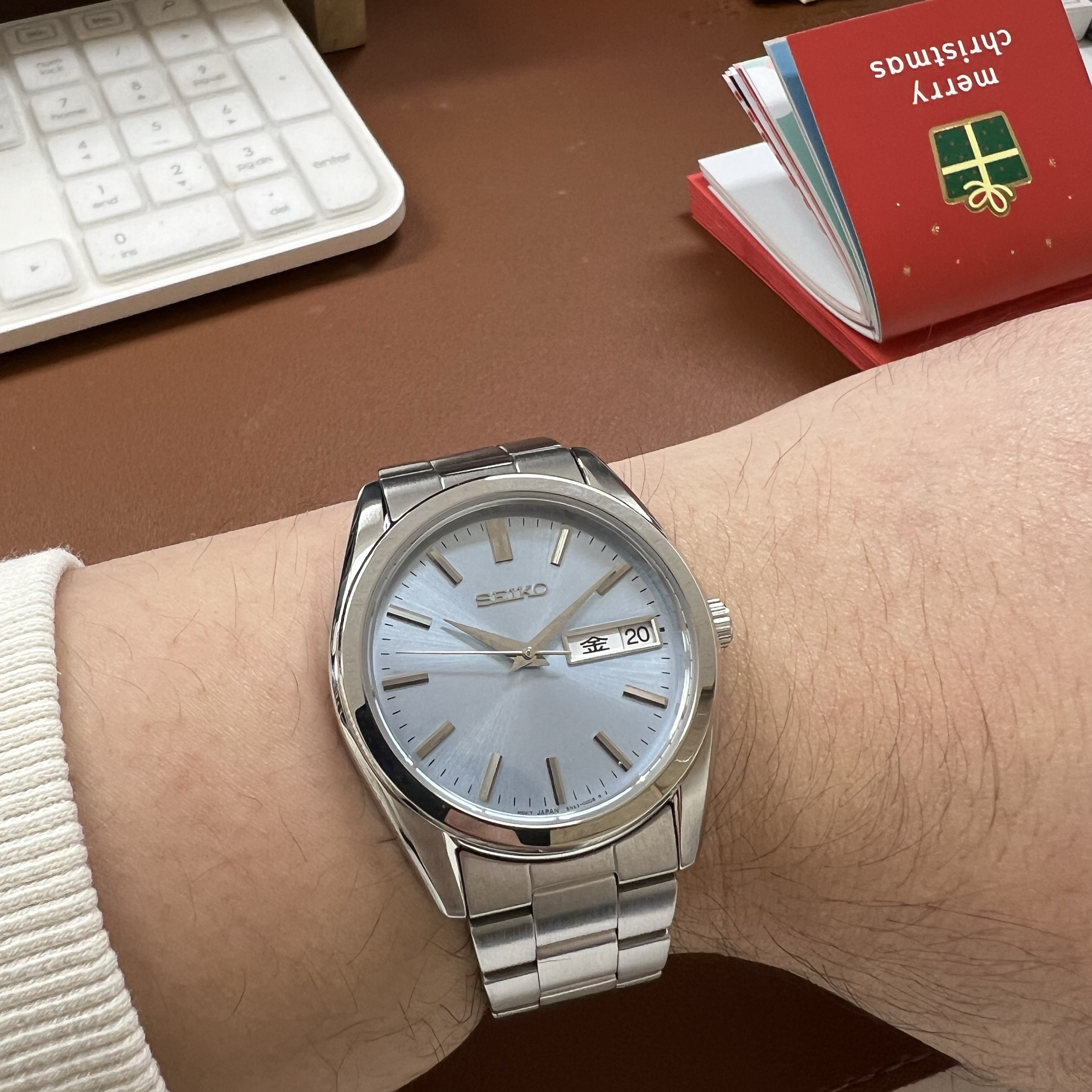 Seiko SBTH007 Silver 착용 스타일 - 4