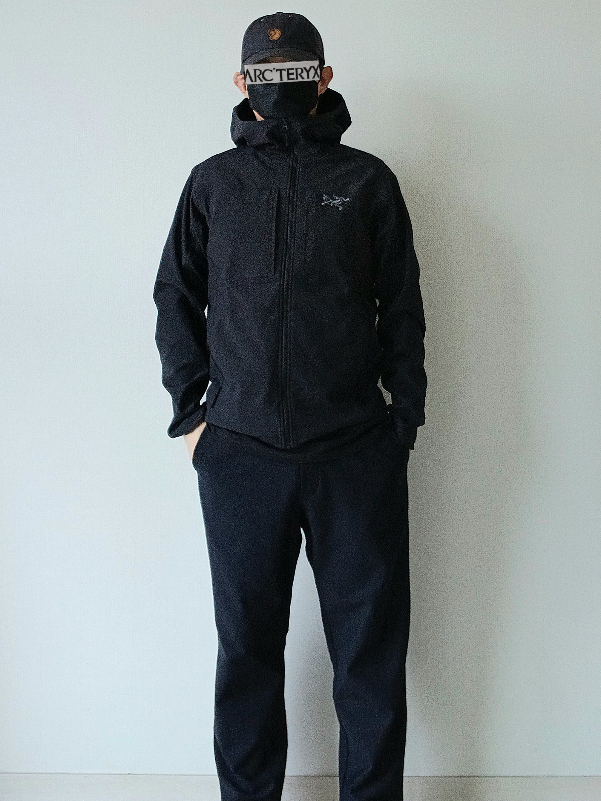 Fjallraven Helags Vidda Cap Dark Grey, Arc'teryx Gamma MX Hoody Black 착용 스타일 - 3