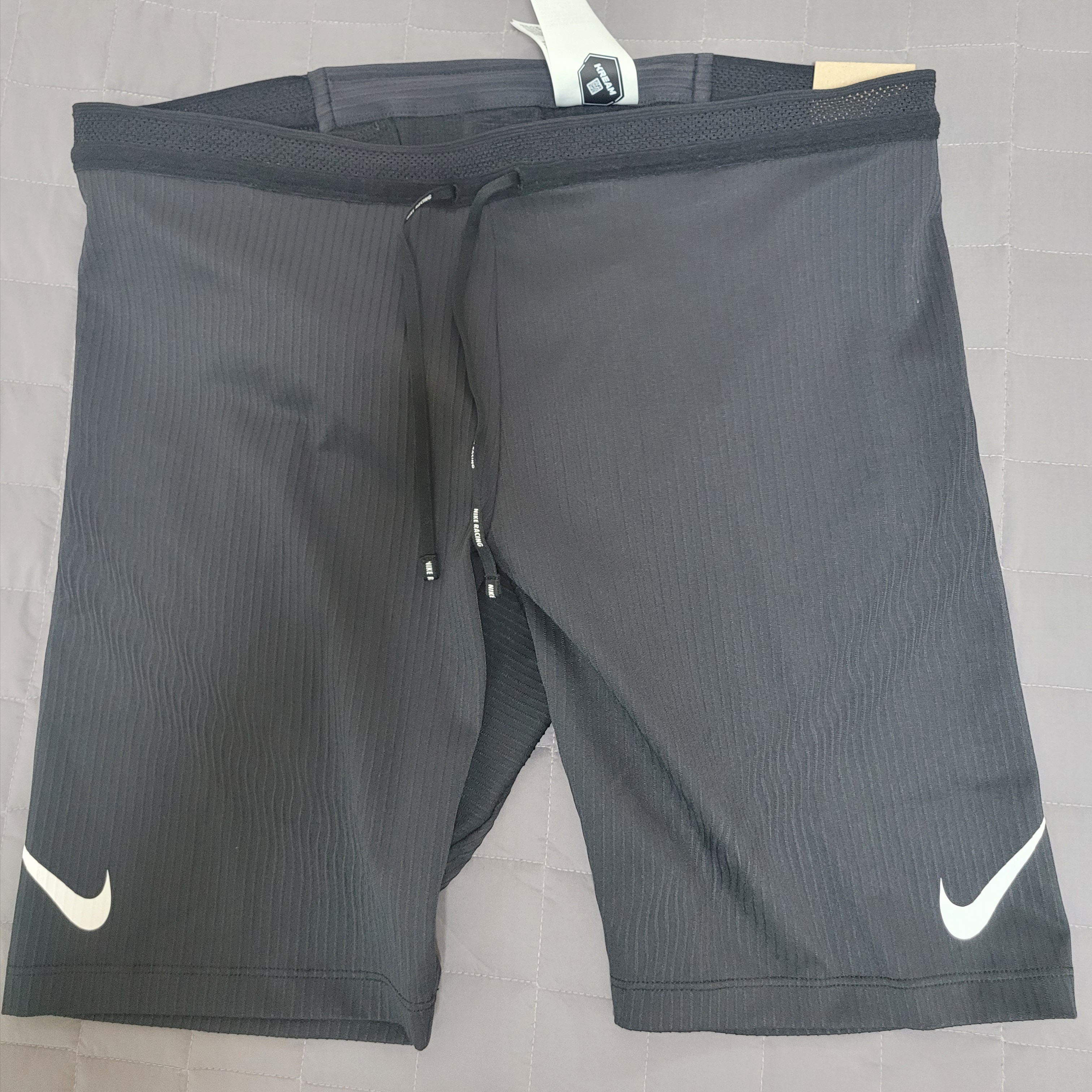 Nike Dri-Fit ADV Aeroswift Running Half Tights Black - Asia 착용 스타일 - 3