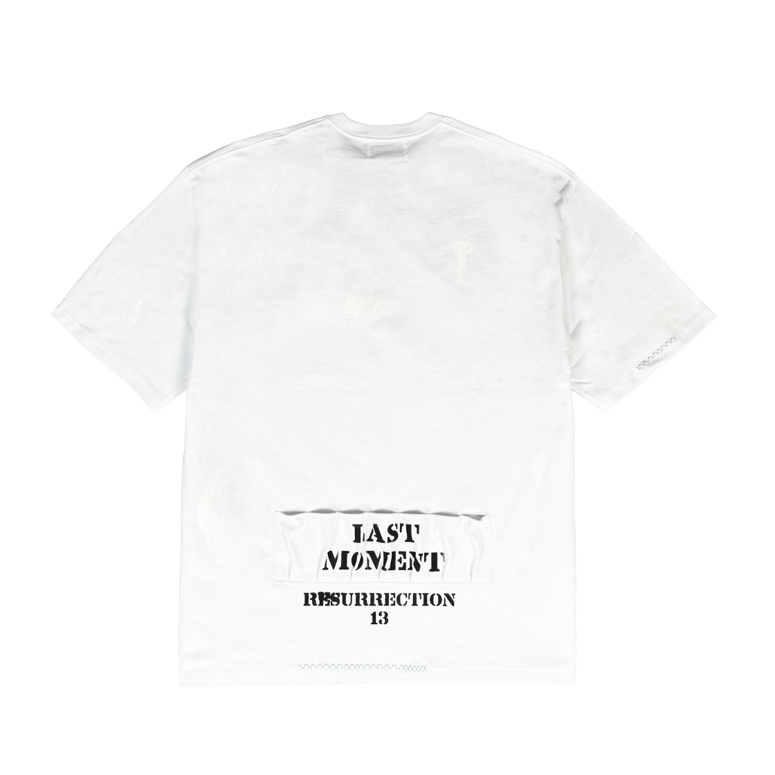 22-T003 White Resurrection13 Magazine Detail T-Shirt White - #2