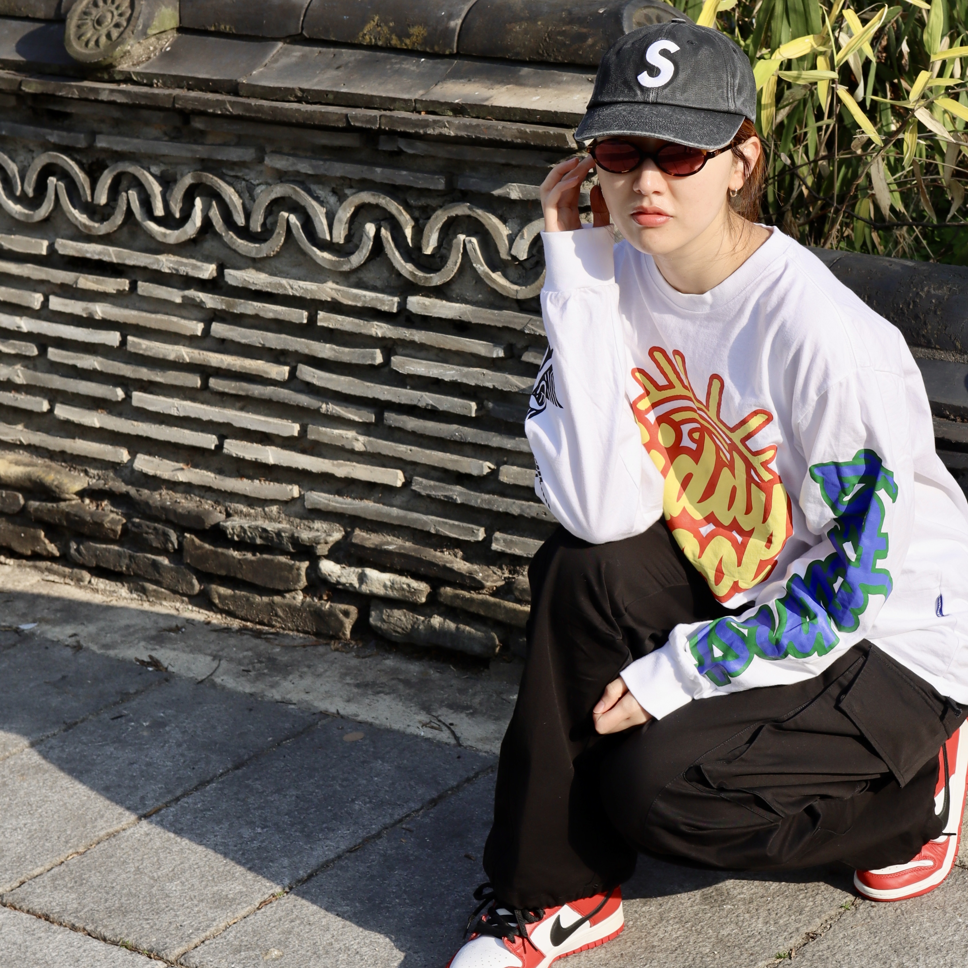 Supreme Pigment S Logo 6-Panel Navy - 24FW, (W) Miu Miu Regard sunglasses Amaranth Lenses Honey Tortoiseshell Acetate Alternative fit 착용 스타일 - 7