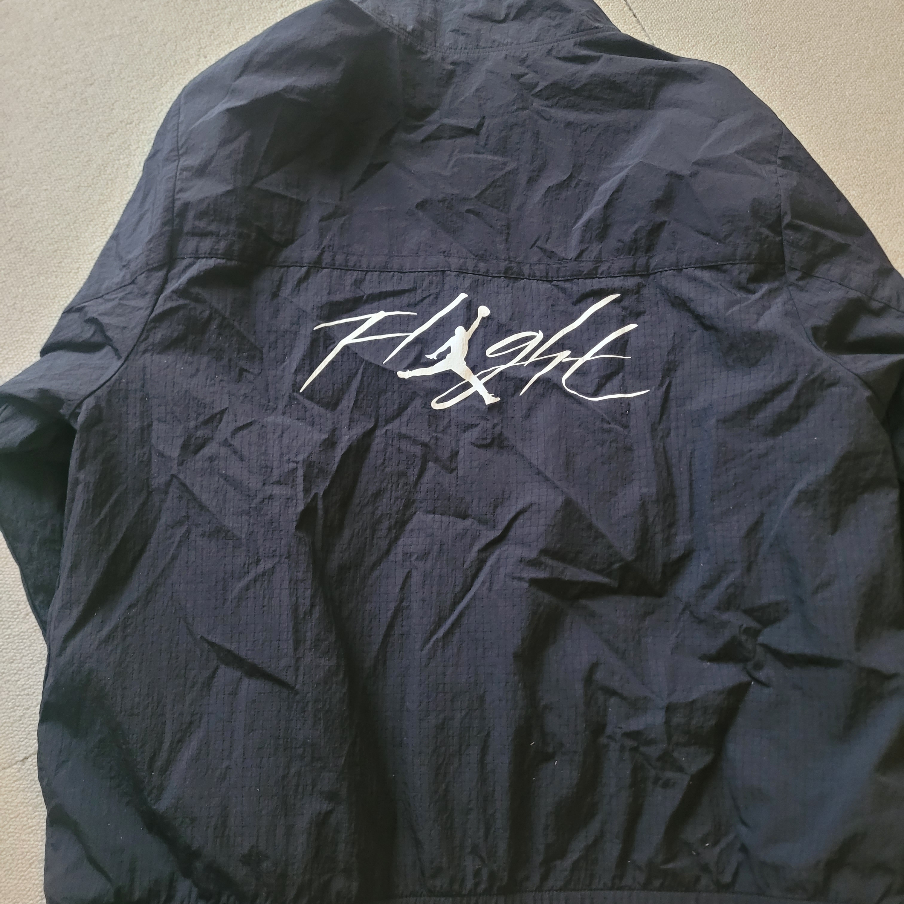 Jordan Essentials Woven Jacket Black - Asia 착용 스타일 - 3