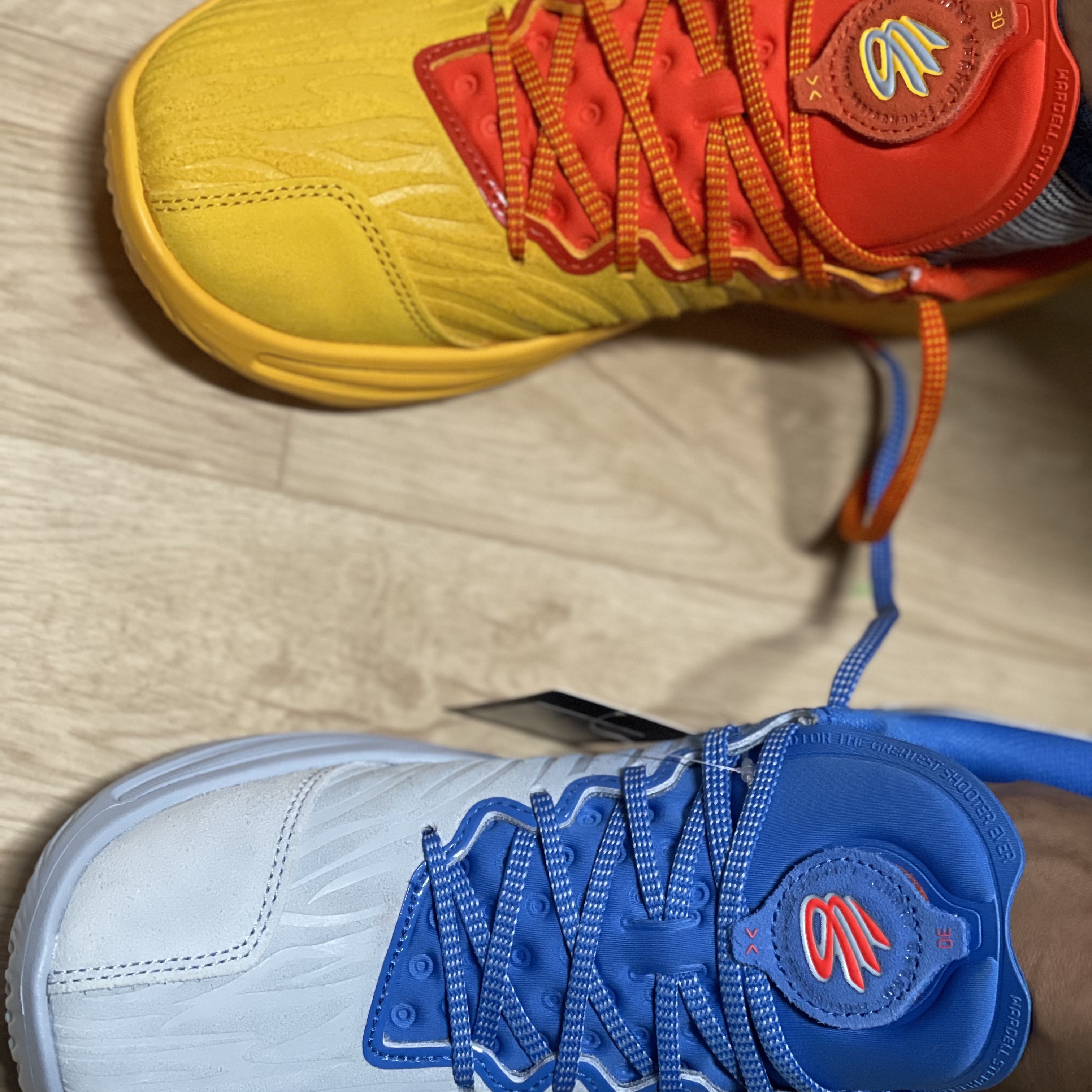 Under Armour Curry Flow 12 What The Bay Multi-Color 착용 스타일 - 1
