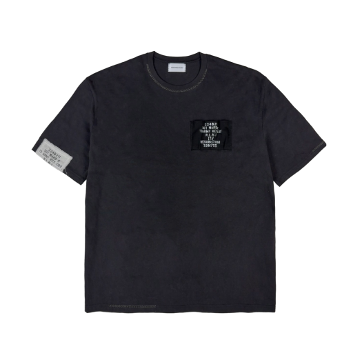 25-T003 Resurrection13 Magazine Detail T-Shirt Black