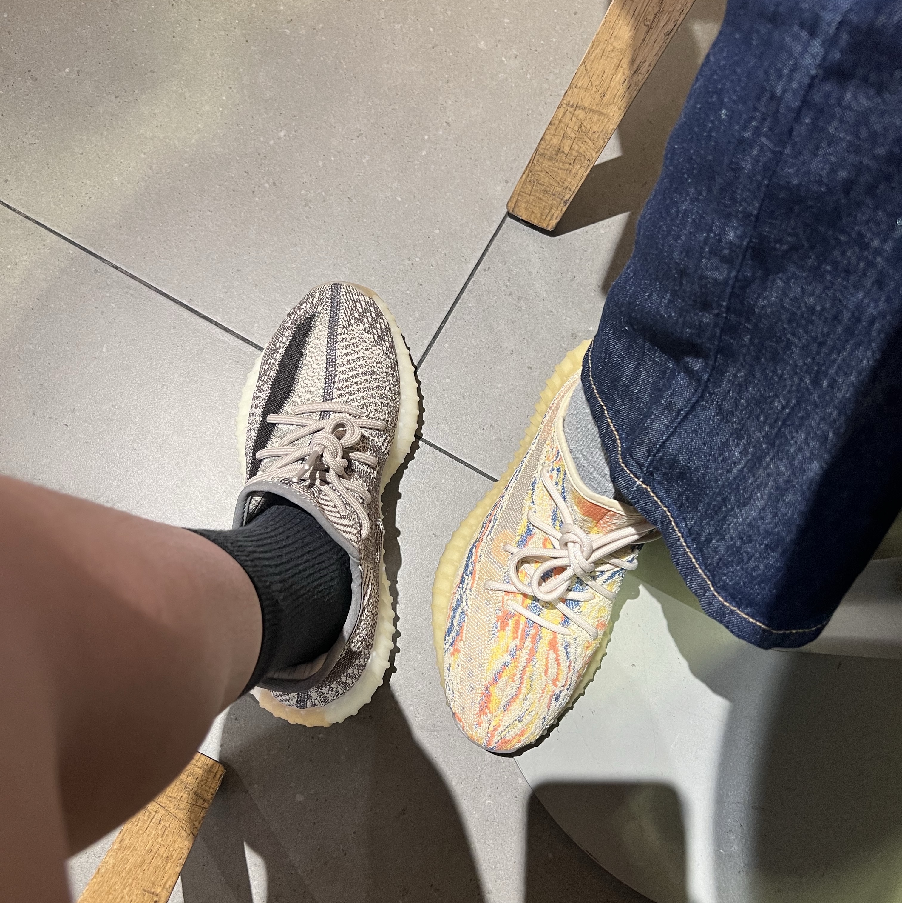 Adidas Yeezy Boost 350 V2 Zyon, Adidas Yeezy Boost 350 V2 MX Oat 착용 스타일