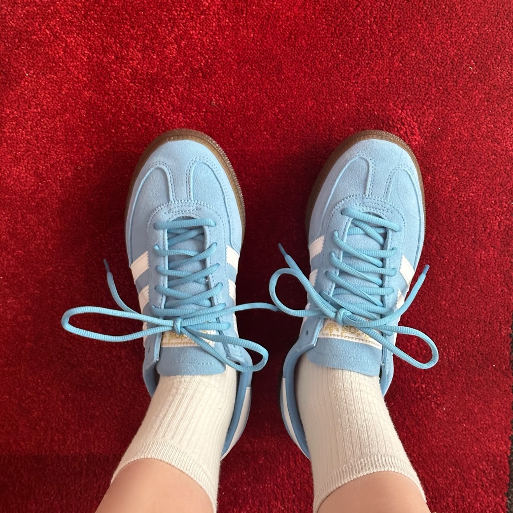 Adidas Spezial Handball Light Blue 착용 스타일