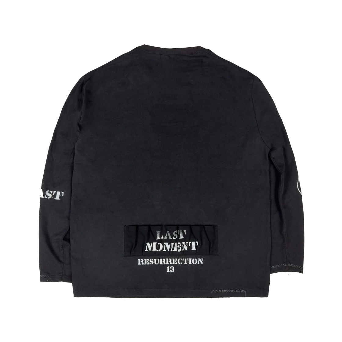 25-T004 Black Resurrection13 Magazine Detail Long Sleeve Black - #2