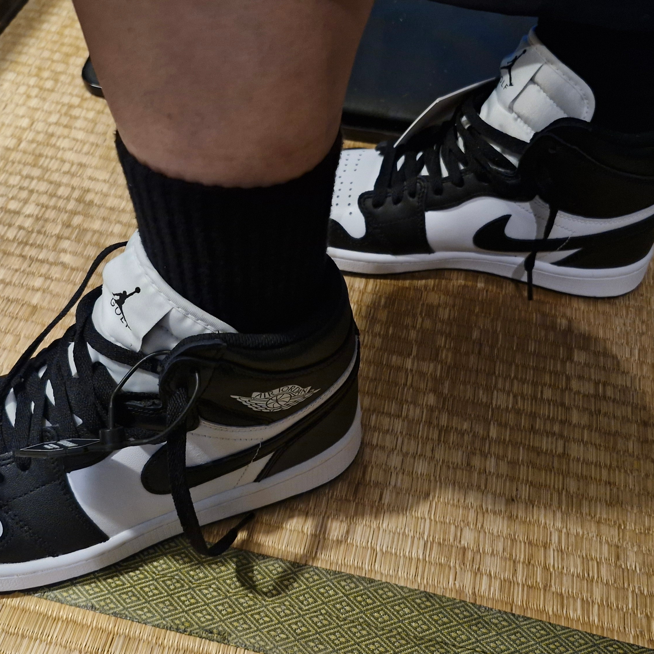 Jordan 1 High Golf White Black 착용 스타일 - 2