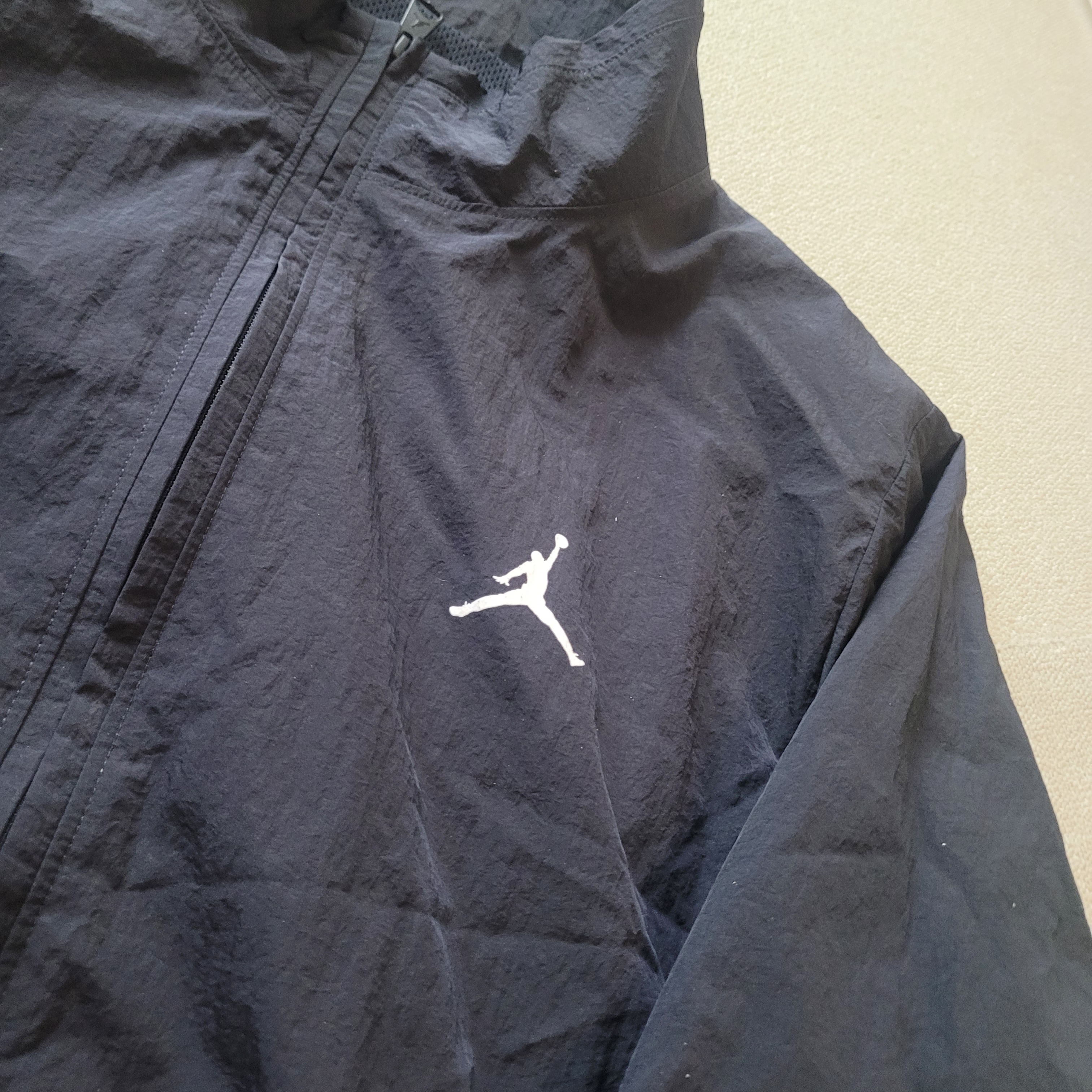 Jordan Essentials Woven Jacket Black - Asia 착용 스타일 - 2