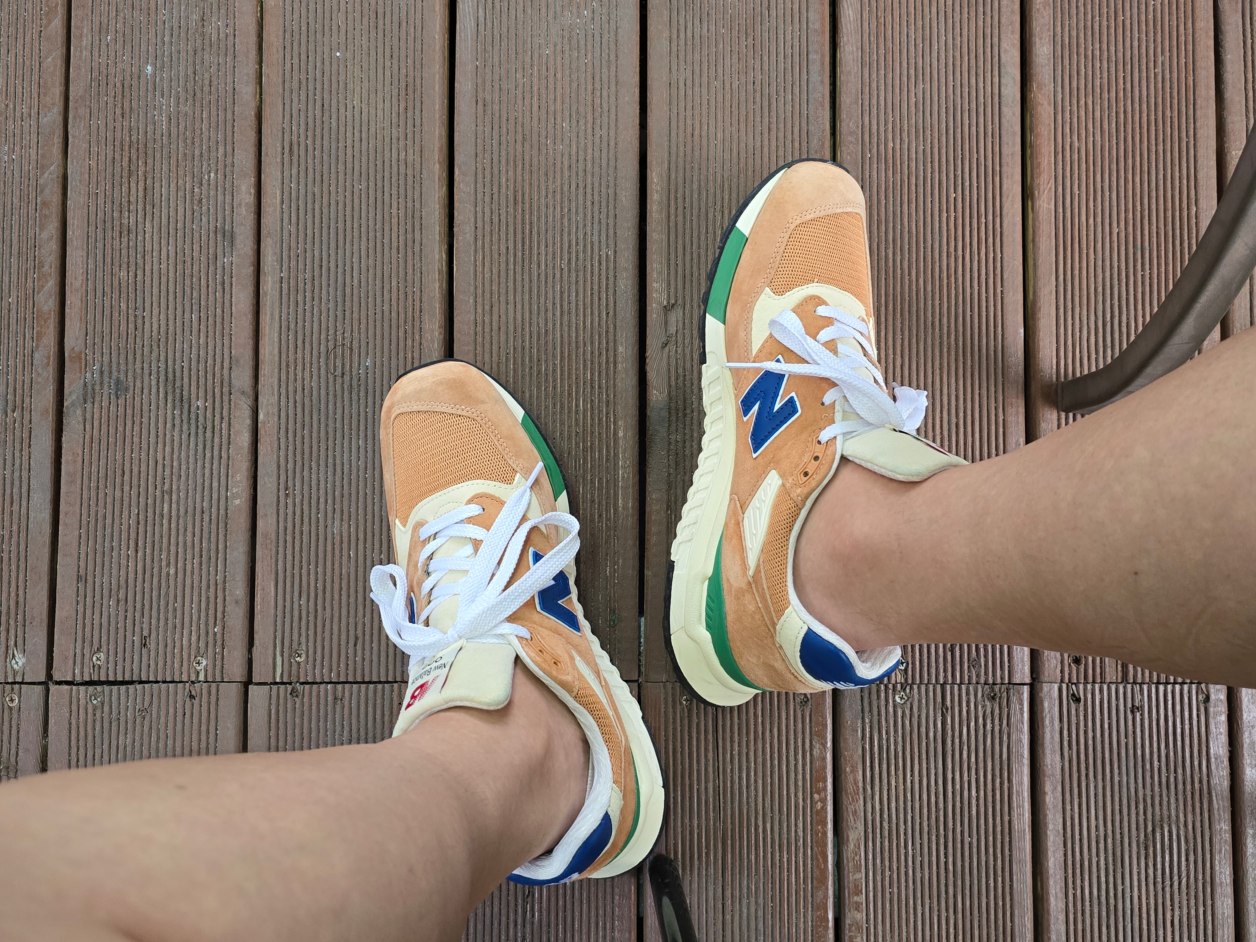 New Balance 998 Made in USA Sepia 착용 스타일