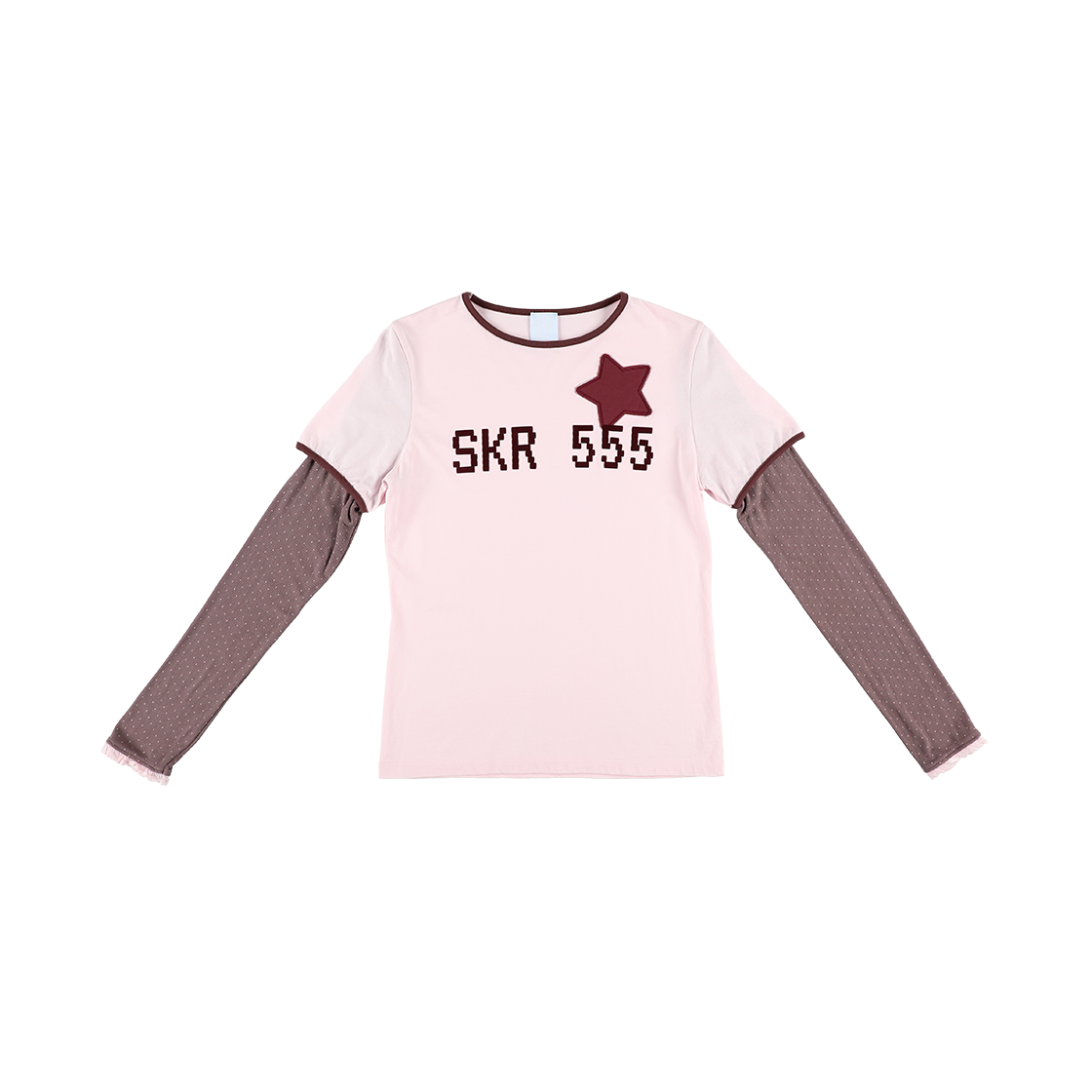 샤키리 SKR 555 레이어드 탑 (핑크)(SHAKIRI Skr 555 Layered Top (Pink))