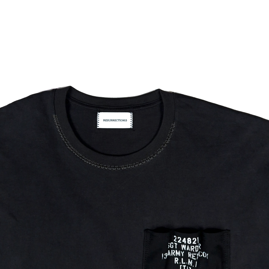 25-T003 Resurrection13 Magazine Detail T-Shirt Black - #3