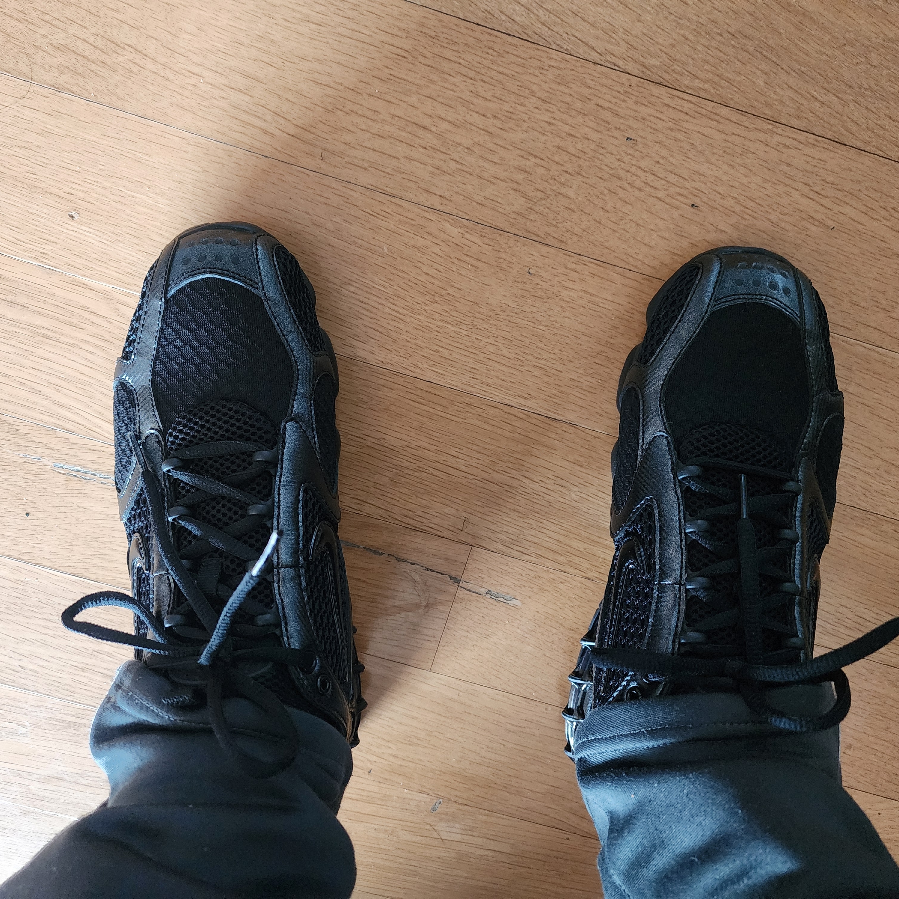 Nike Air Zoom Spiridon Cage 2 Black Anthracite 착용 스타일