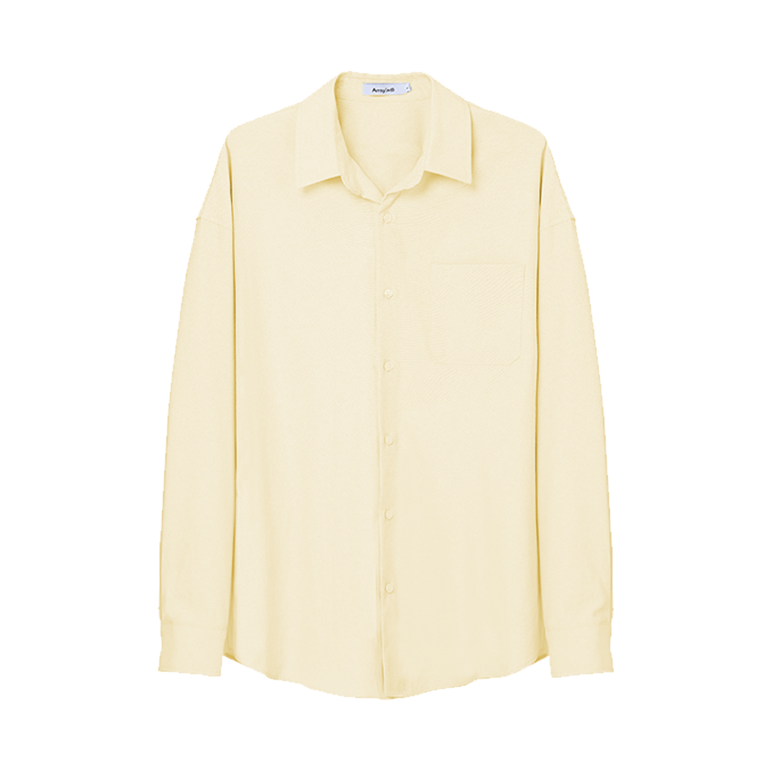 어레이드 컴포트 오버핏 옥스포드 셔츠 레몬(Arrayed Comfort Overfit Oxford Shirt Lemon)
