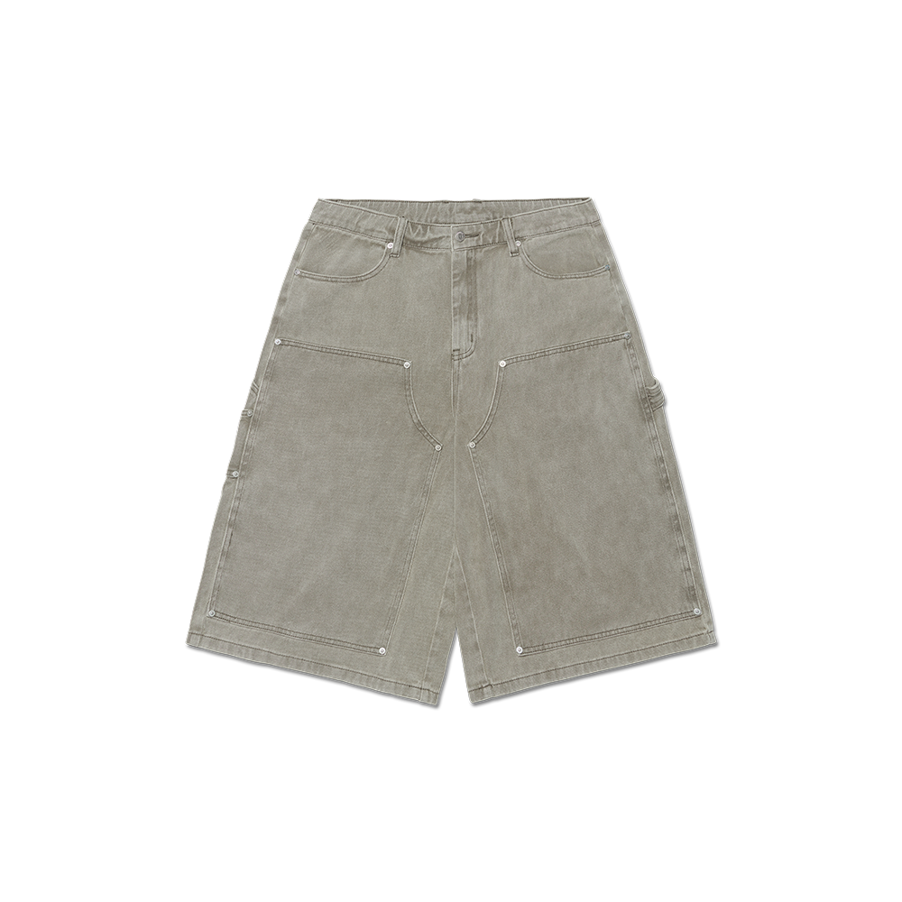 C.D.L BERMUDA PANTS - WASHED BLACK - nomanual | 60% - Asian