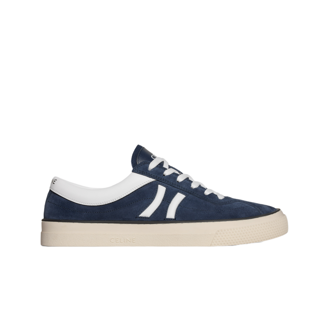 CELINE☆CELINE サンセット ロー レースアップ スニーカー セリーヌサンセットローレース-スエードカーフスキンとカーフ