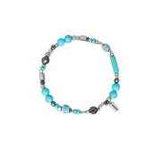 Riomeu Blanc Noir Venezia Bracelet Blue