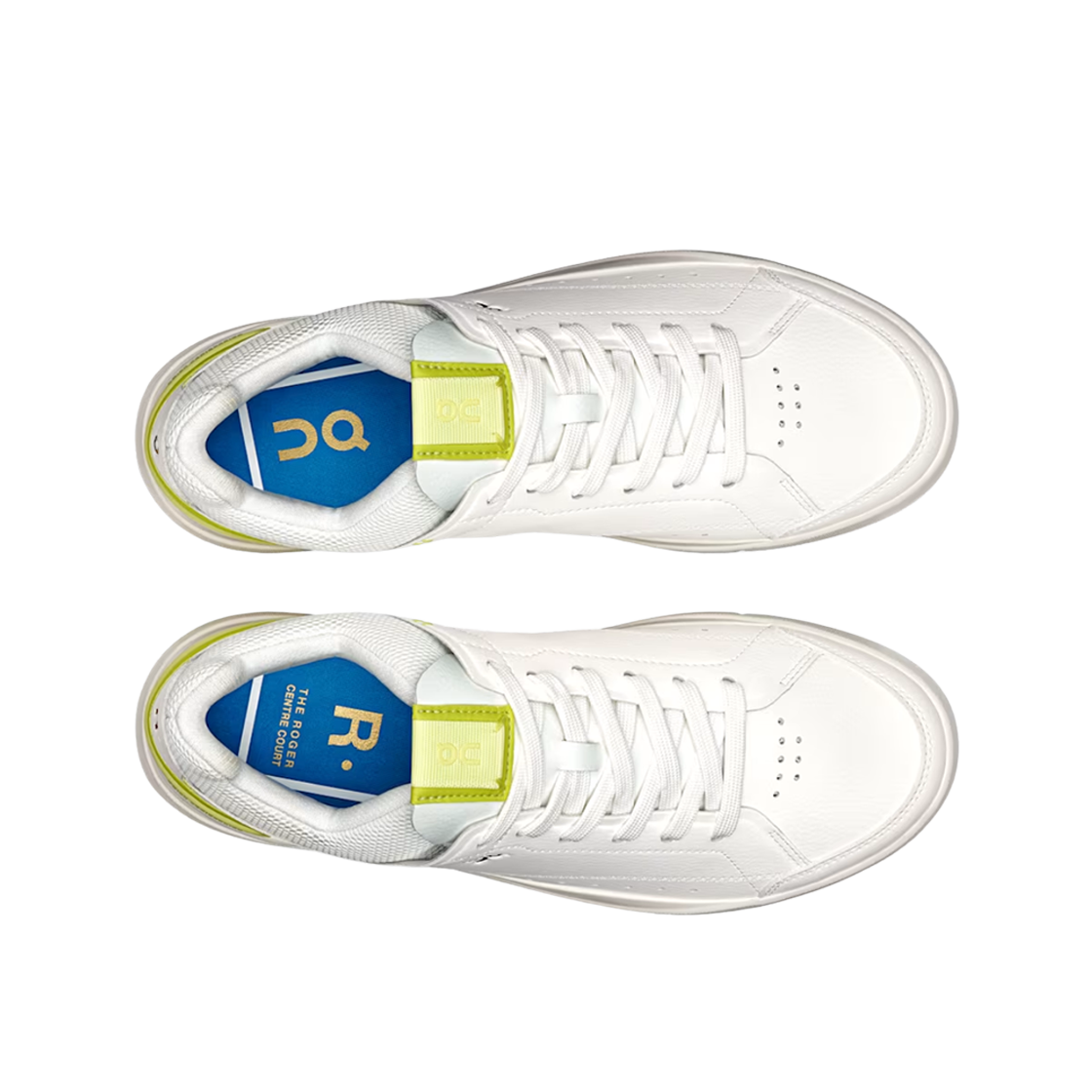 (W) 온 러닝 더 로저 센터 코트 화이트 라임라이트((W) On Running The Roger Centre Court White Limelight) - 2